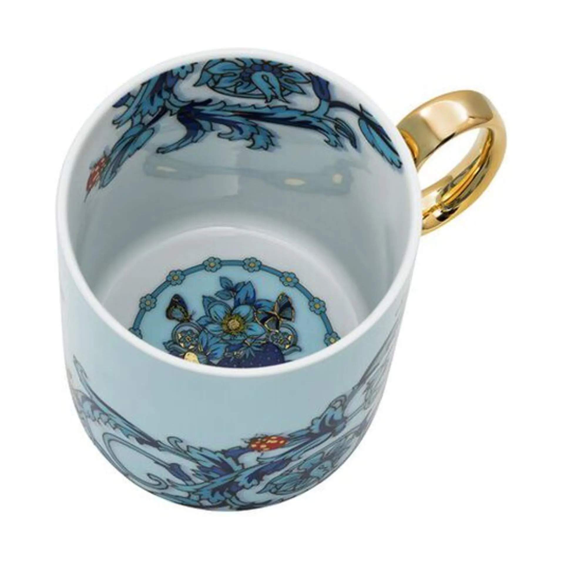 Versace Krus og kopper med hank Le Jardin Krus i Blue, 2