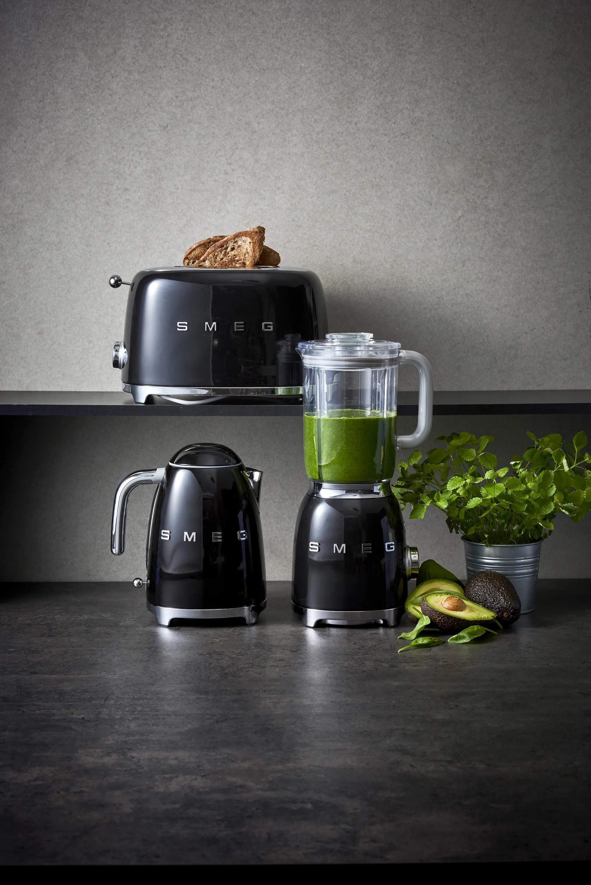 Smeg Blendere 50's Style Blender BLF01BLEU i Sort, 2