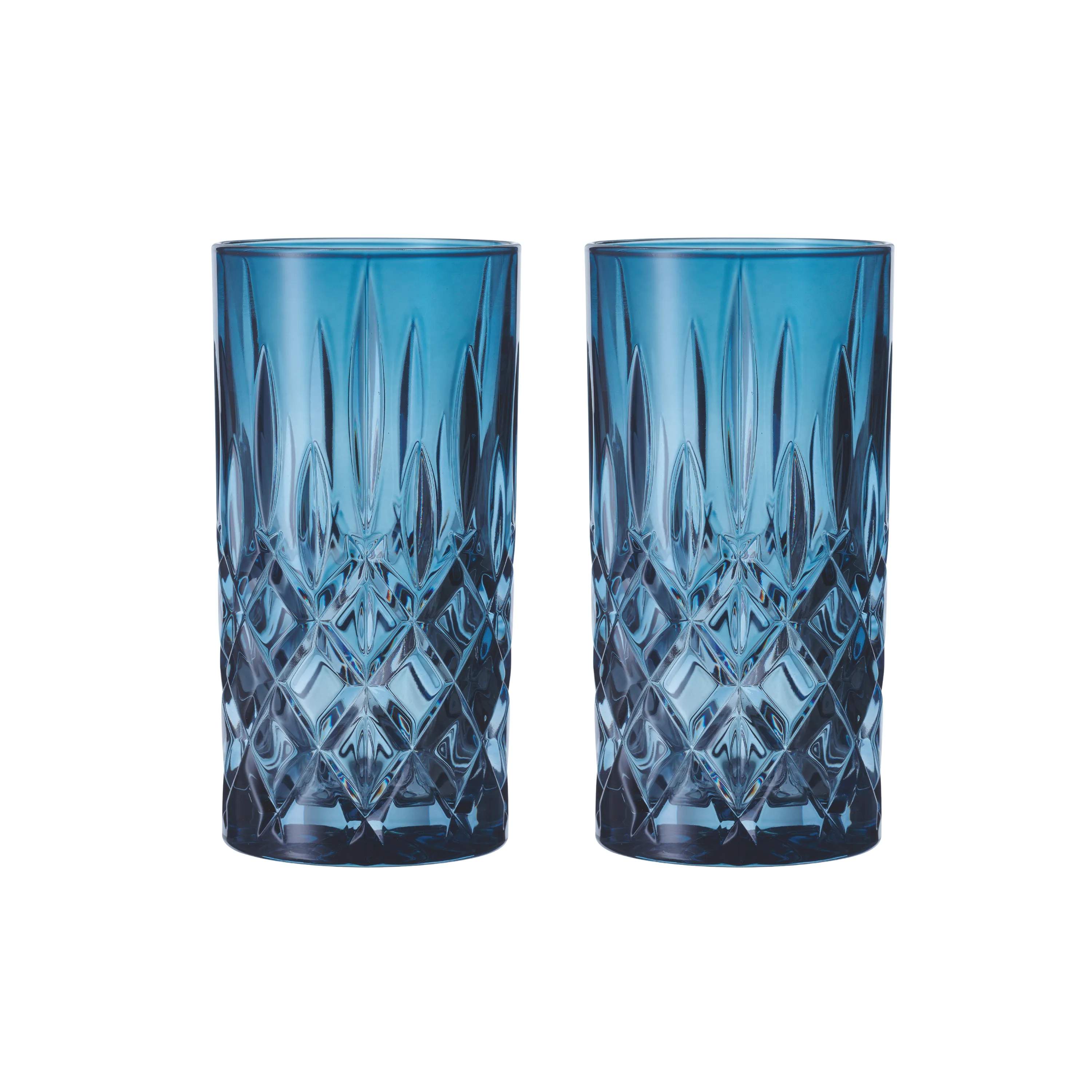 Nachtmann Highball glas Noblesse Longdrinkglas - 2 stk. i Blå, 1