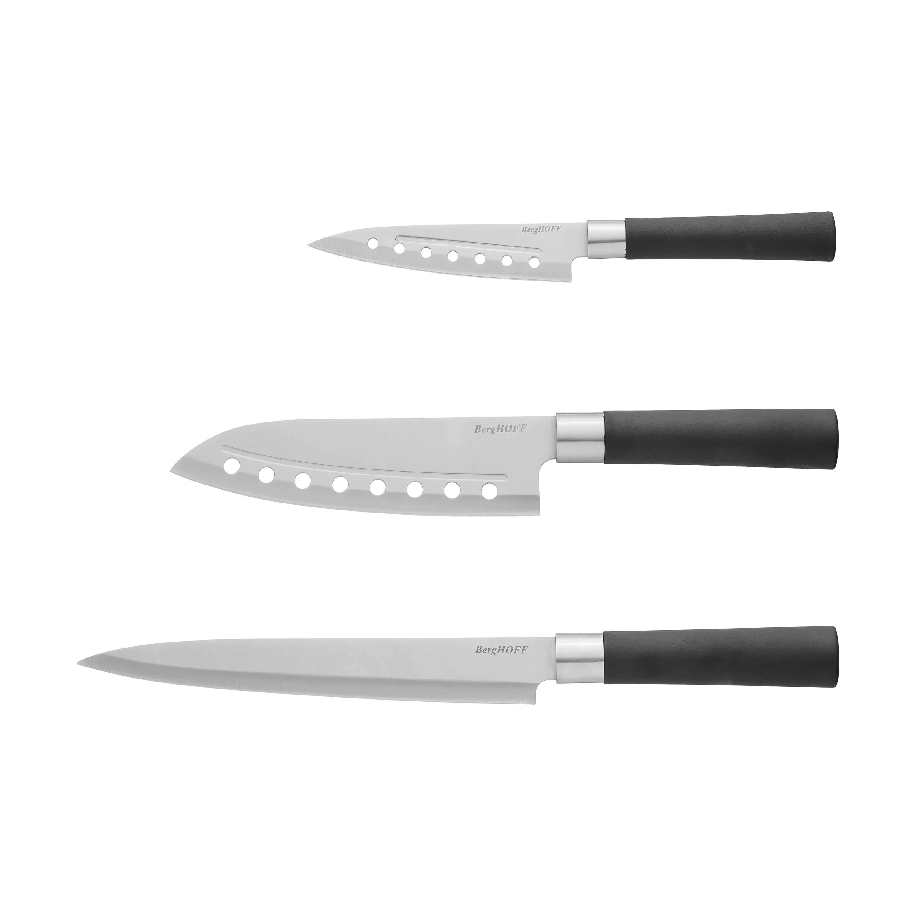 BergHOFF Knivsæt Codon Knivsæt - 3 dele i Sort, 1