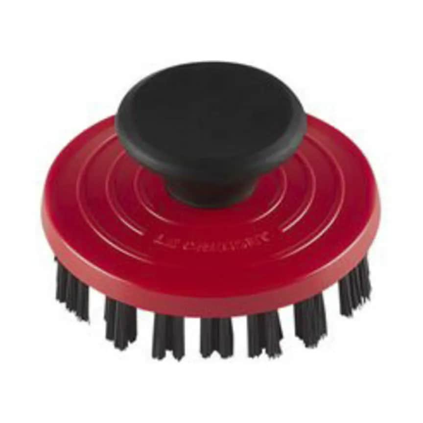 Grillbørste, cerise/sort, large