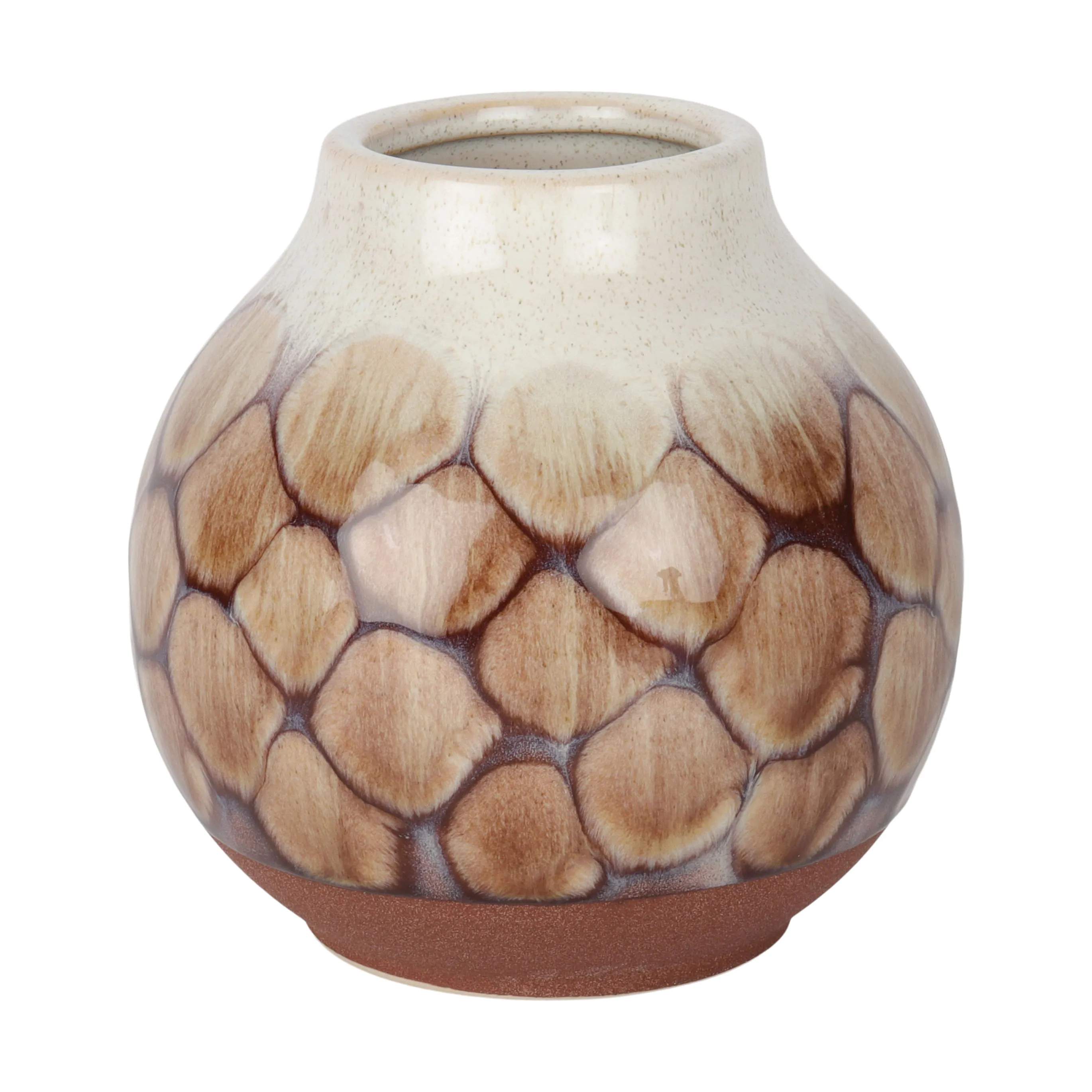 Vase, brune nuancer, large