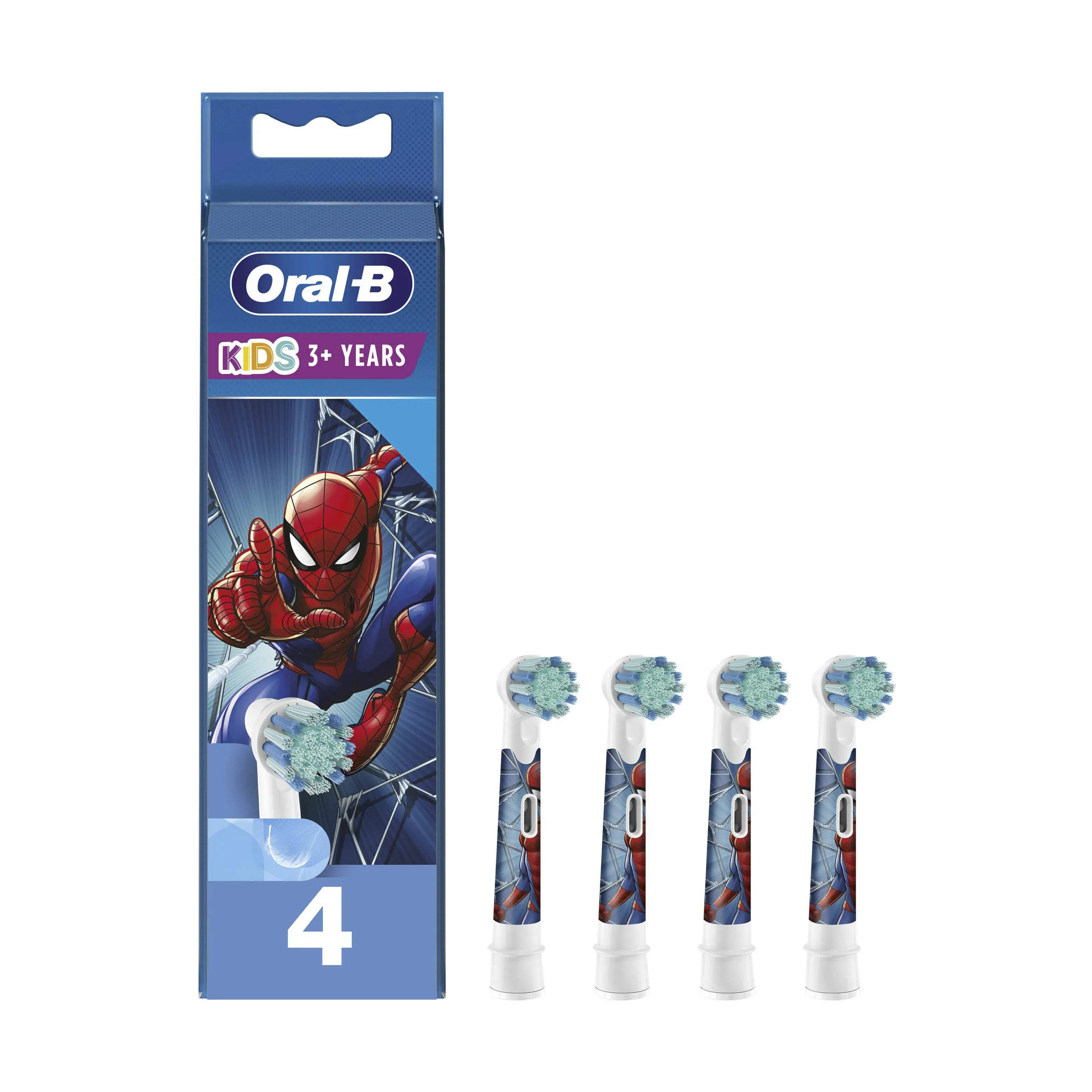 Oral-B tandbørstehoveder Kids Tandbørstehoved - 4 stk.