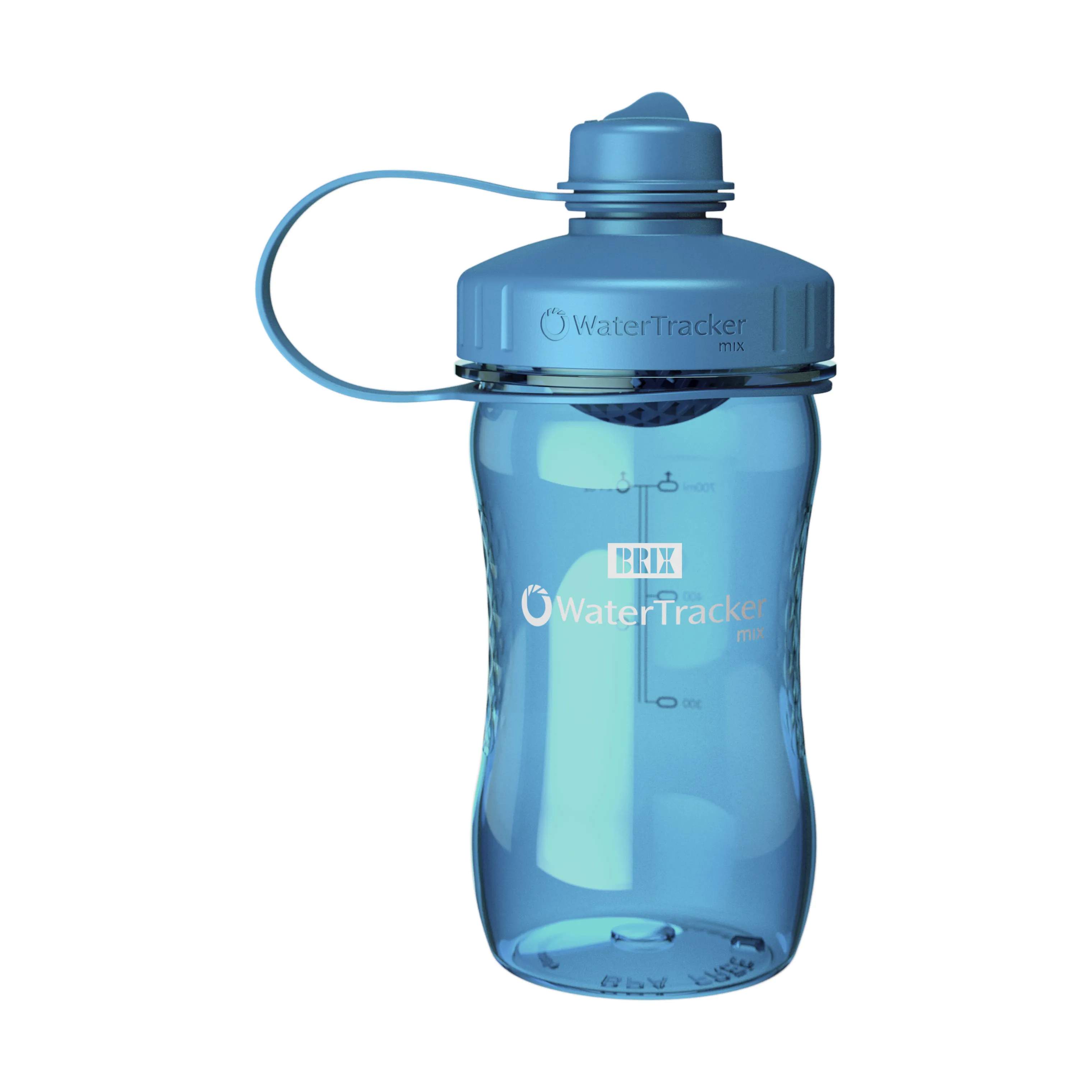 Brix Drikkedunke WaterTracker Mix Shakerflaske i Blå, 1