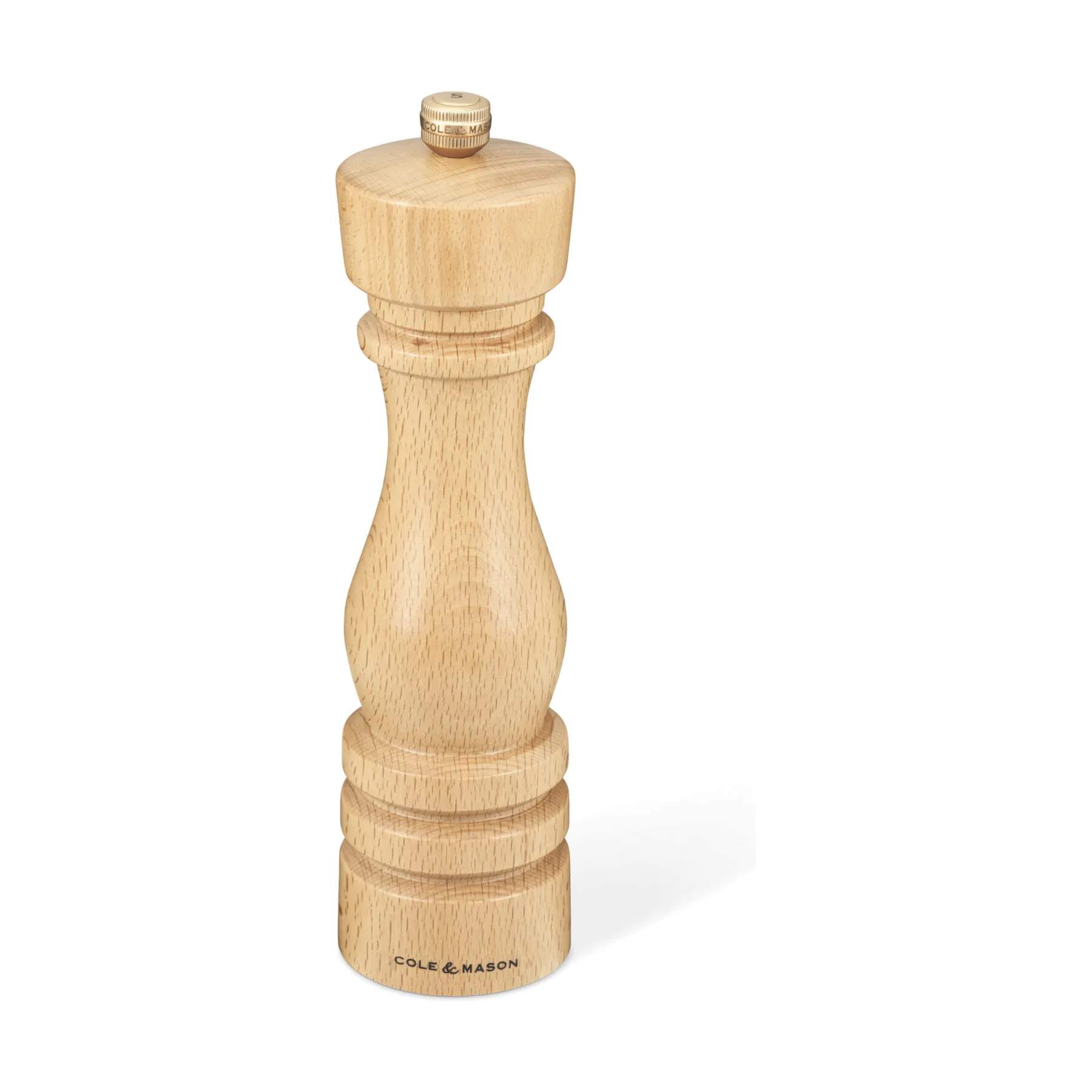 Cole&Mason Saltkværne London Saltkværn i Natural Beech, 22 cm, 9