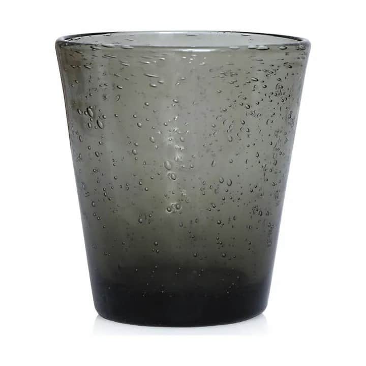 Vandglas, røgfarvet, large