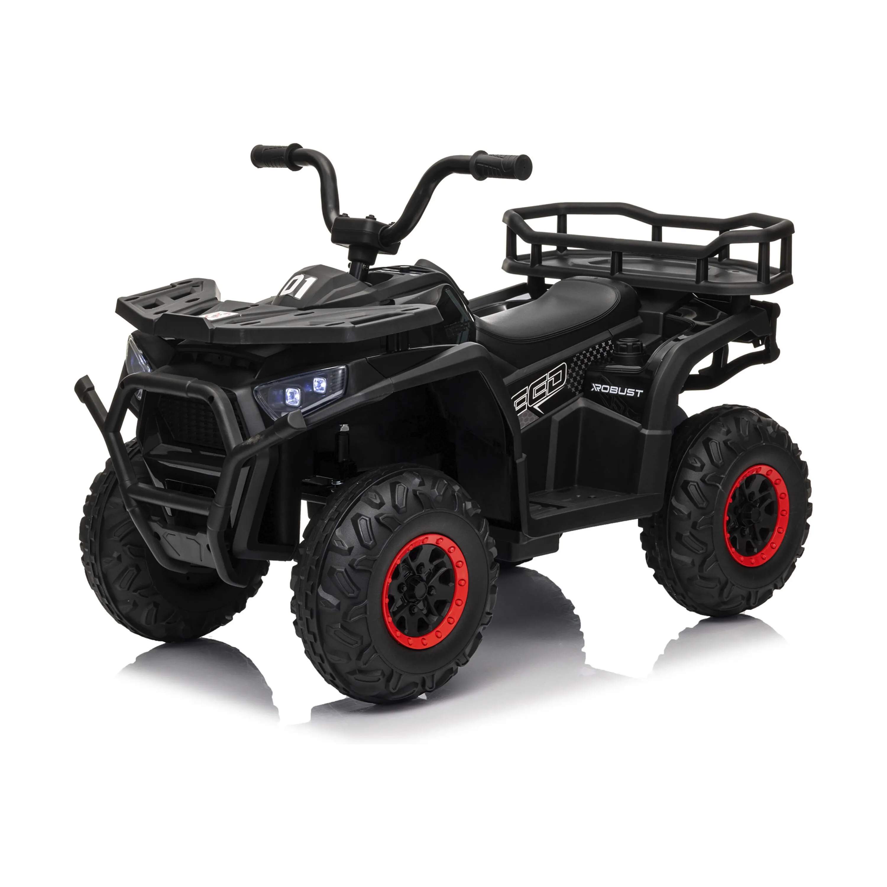 NORDIC PLAY Speed El-biler til børn Elektrisk Bil -  ATV i Sort, 1
