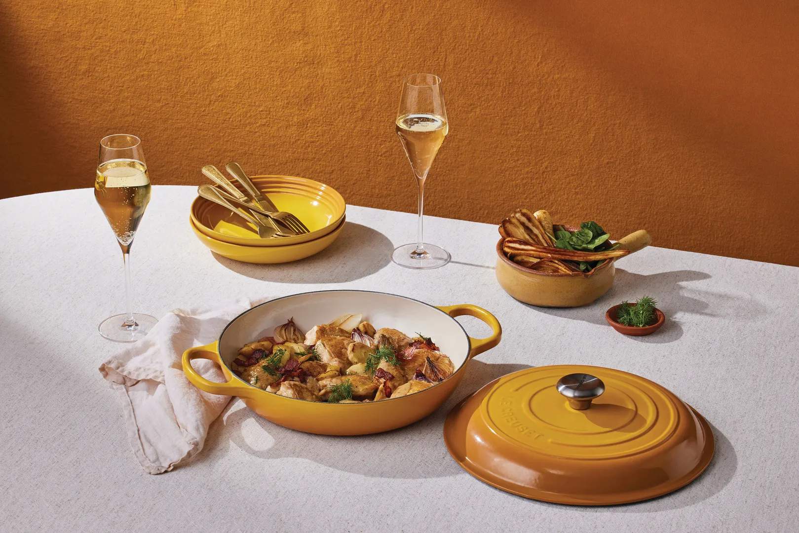 Le Creuset Pastatallerkener Signature Pastatallerken i Nectar, 2