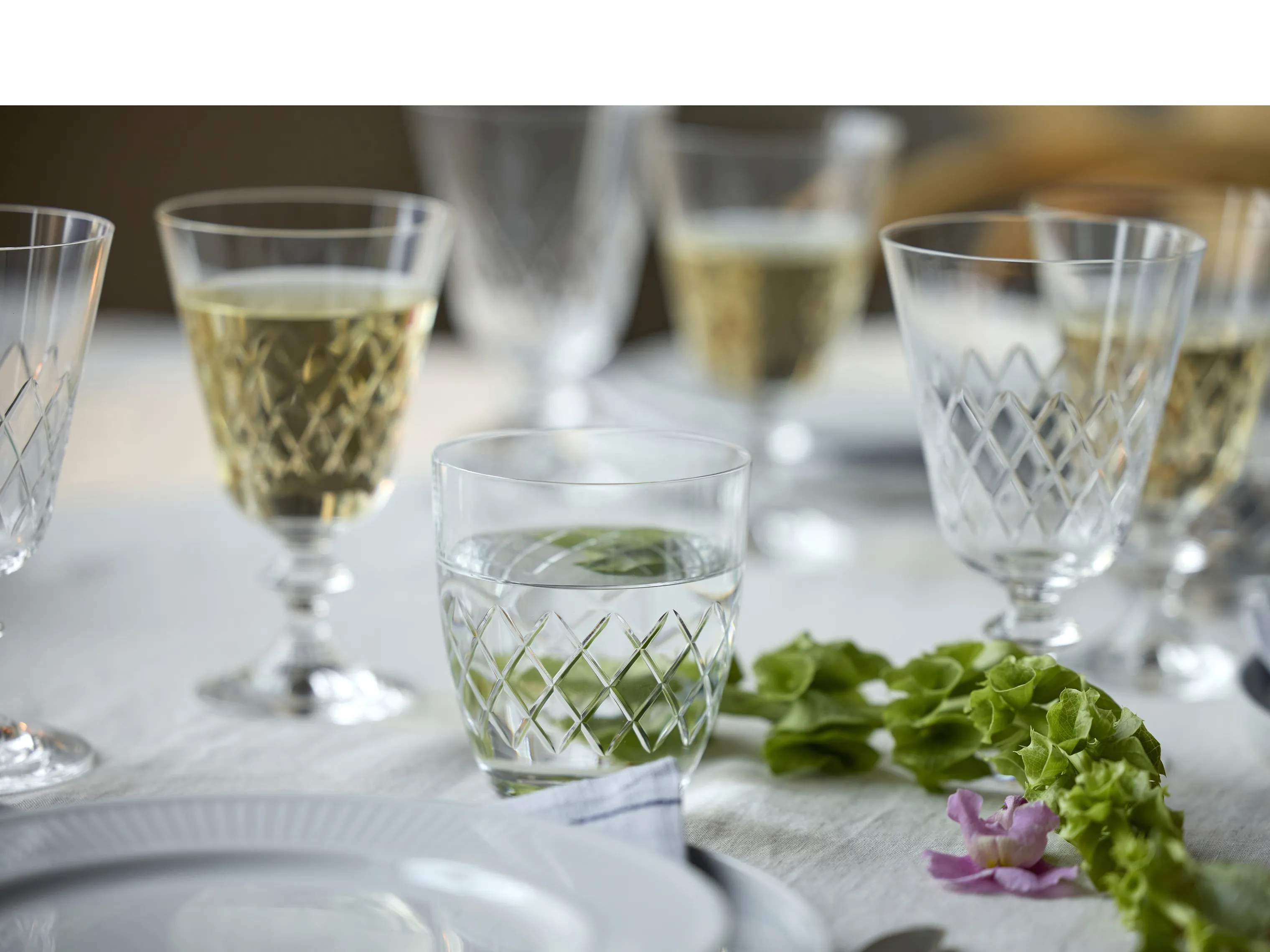 Lyngby Glas Vandglas Eaton Vandglas - 2 stk i Klar, 2