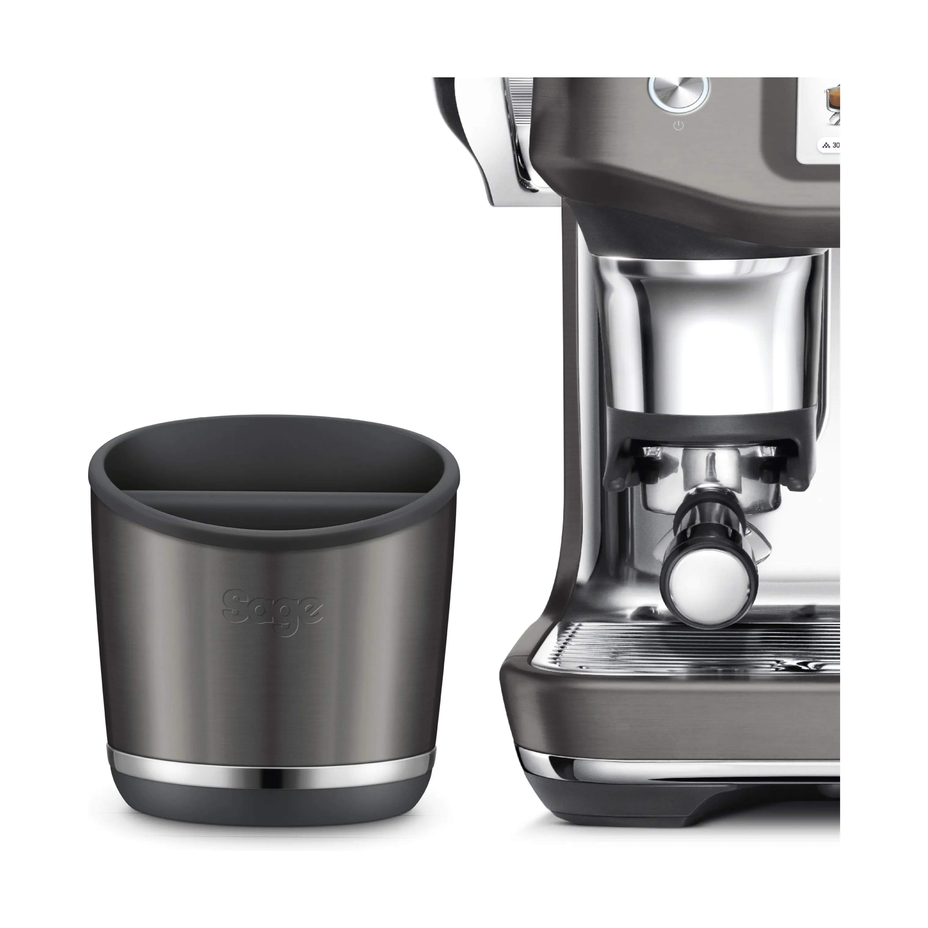 Sage Baristaudstyr Knock Box i Black stanless steel , 10 pucks, 2