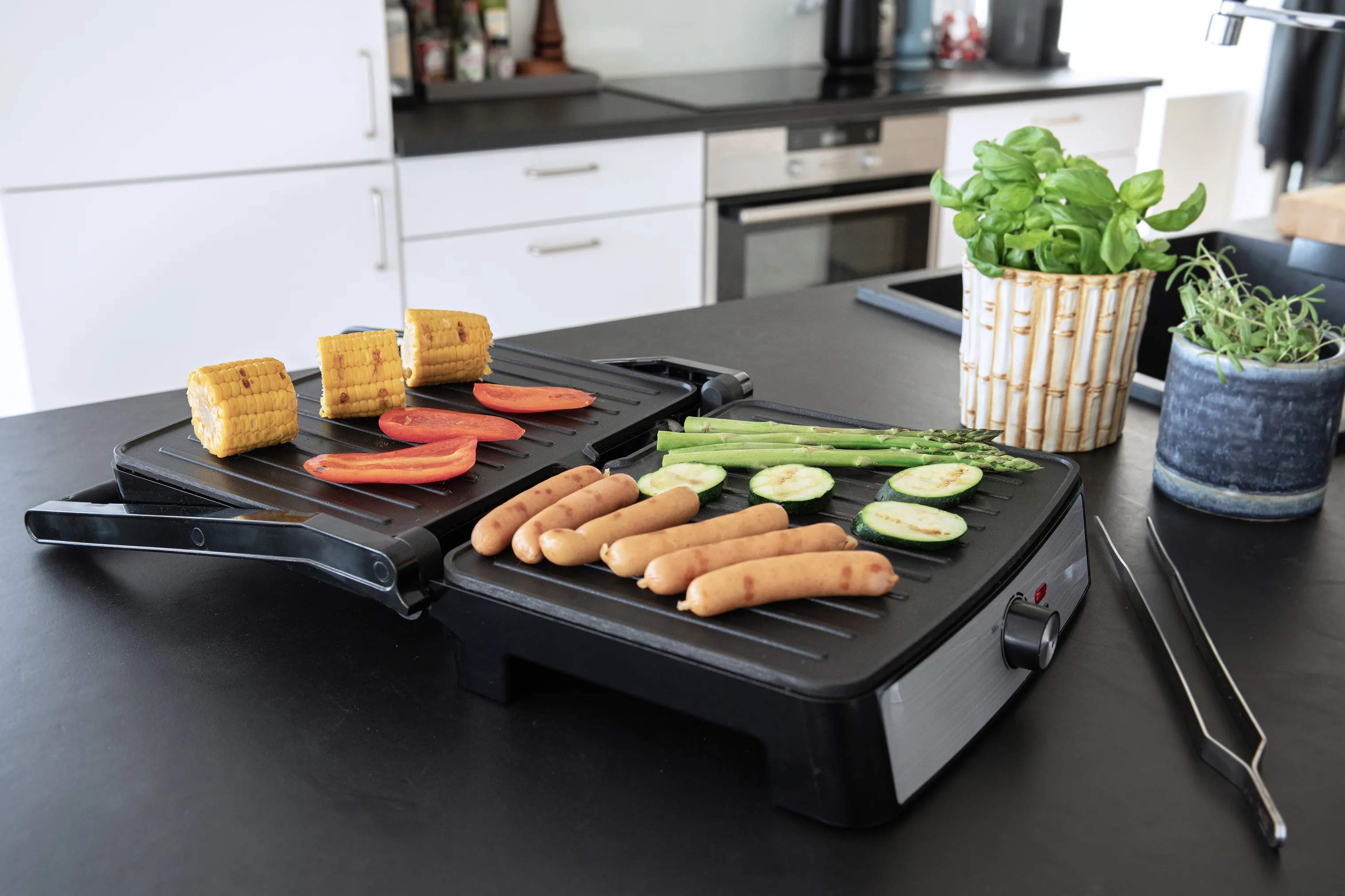 Gastronoma Bordgrill Paninigrill i Sort, 3