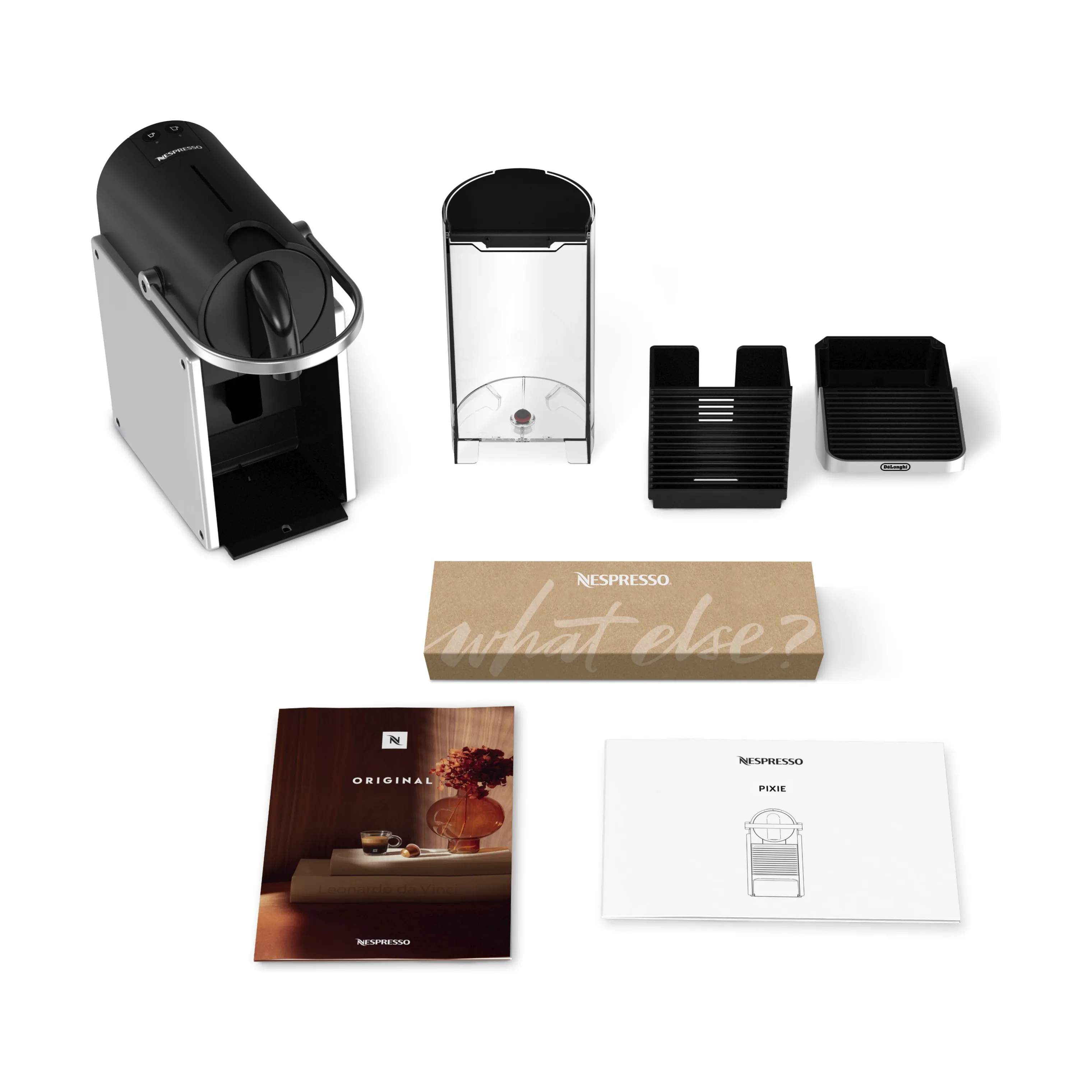 Nespresso kapselmaskiner Vertuo Next Pixie Kapsel Kaffemaskine i Stål, 7