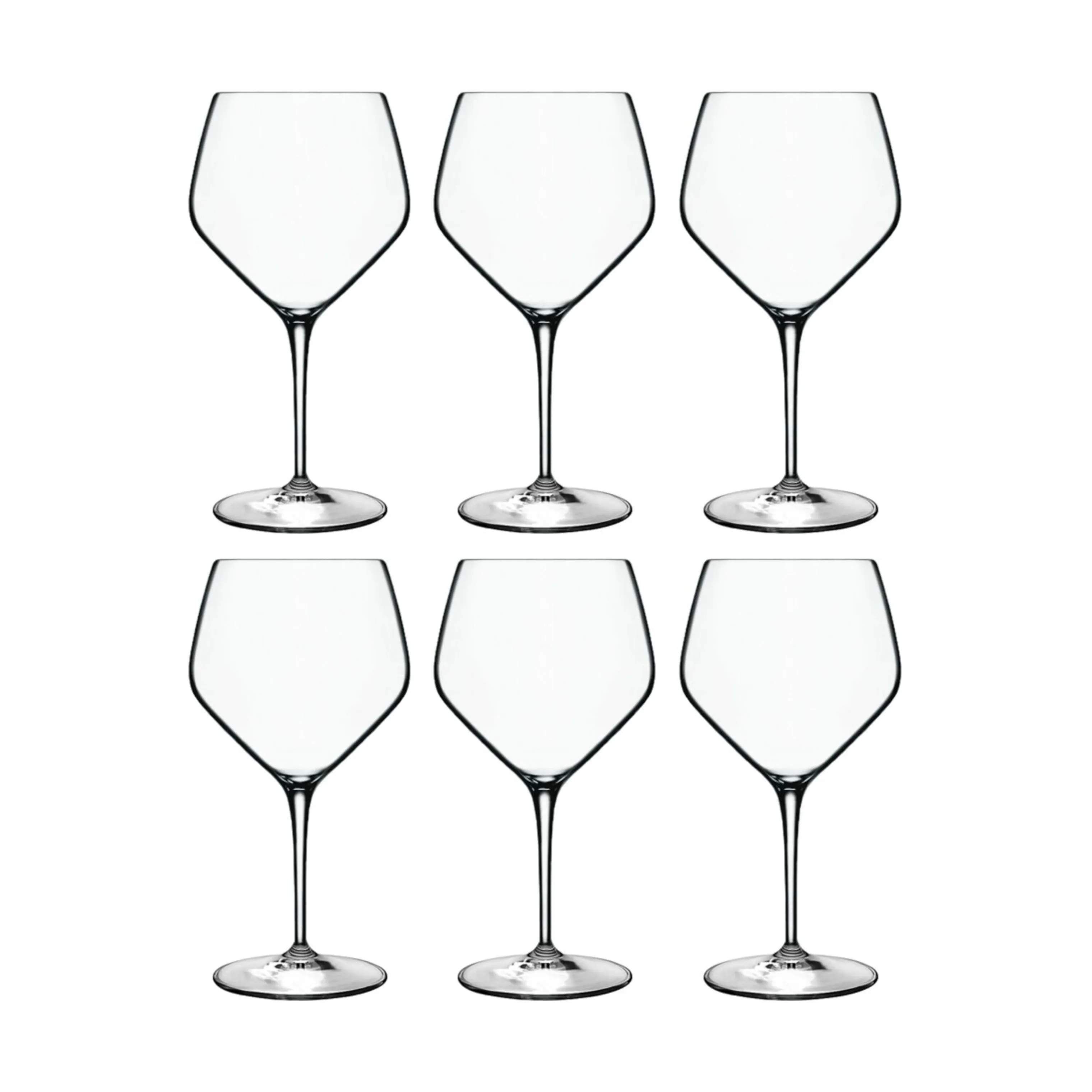 Luigi Bormioli Rødvinsglas LB Atelier Atelier Merlot Glas - 6 stk. i Klar, 1