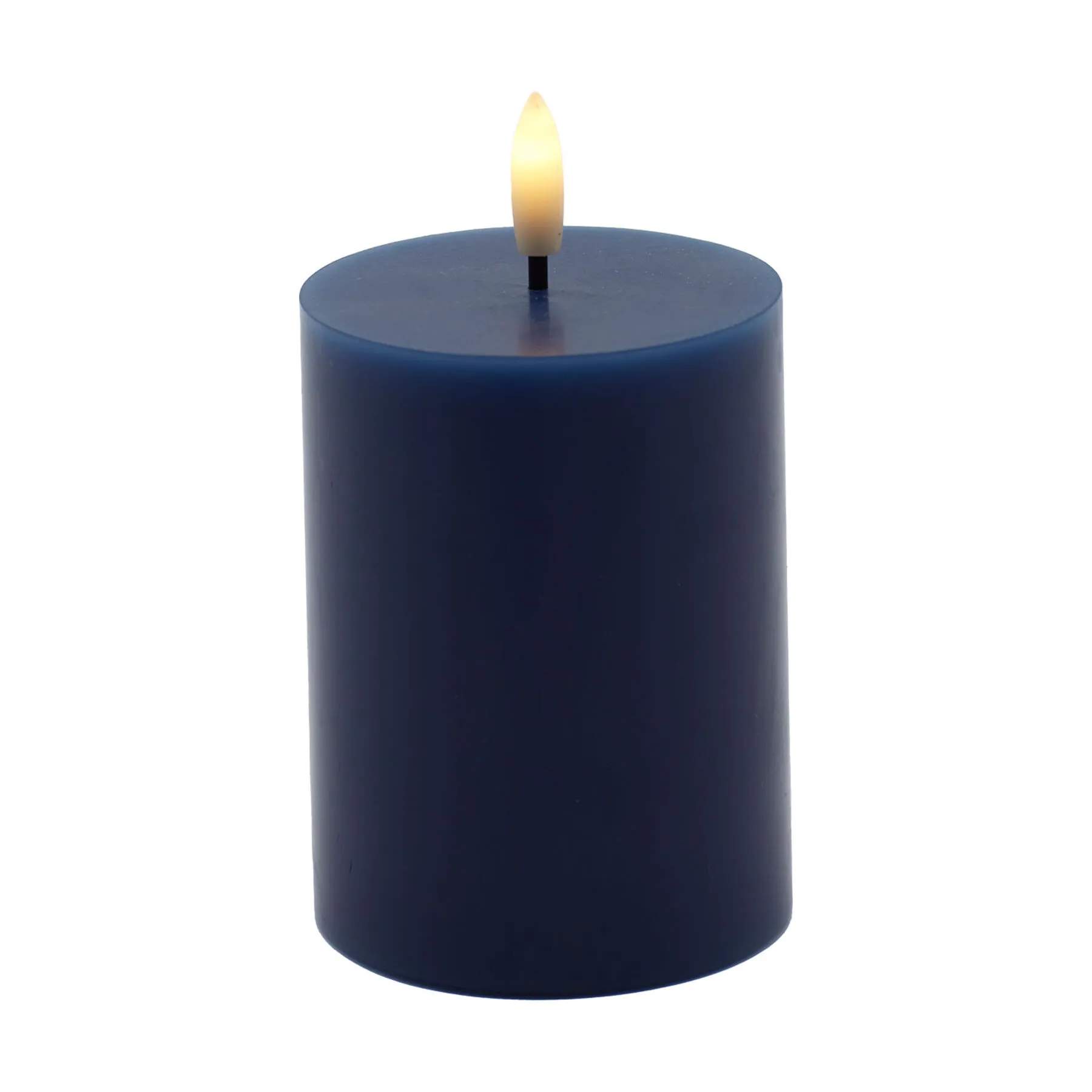 Sirius LED-lys Sille Genopladelig Sille LED Bloklys i Mørkeblå, 10 cm, 1