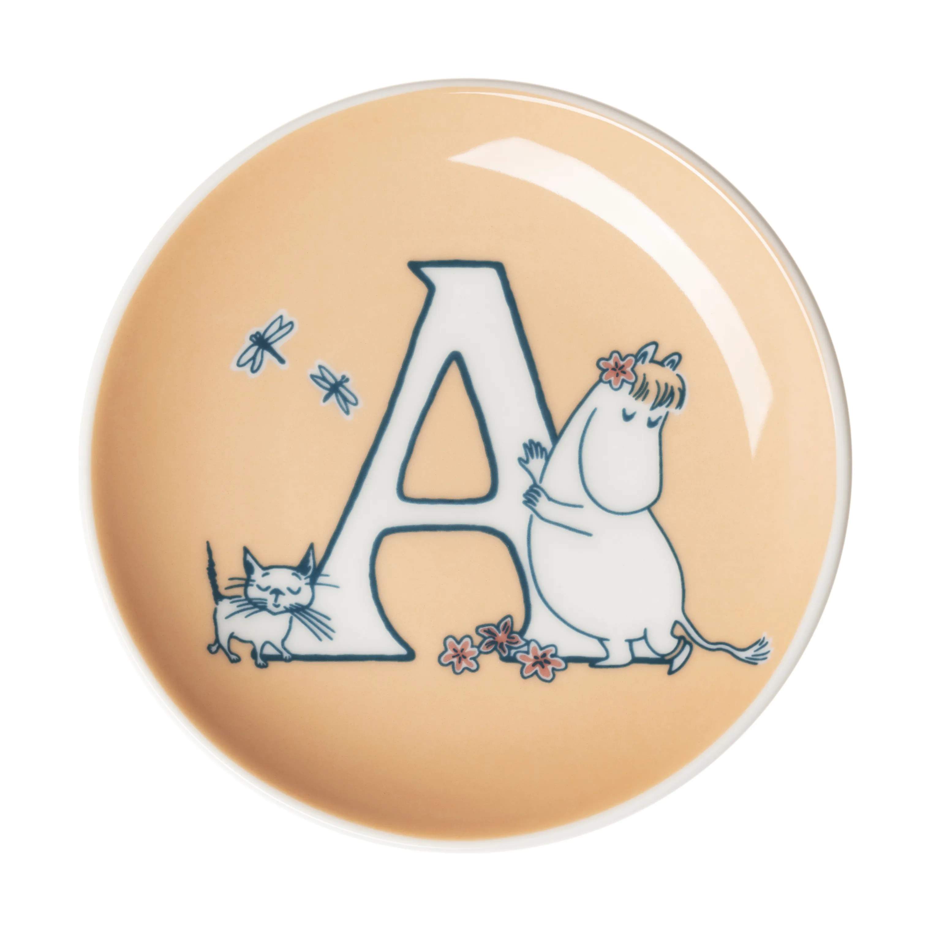 Moomin Arabia Kagetallerkener ABC Tallerken - A i a, 1