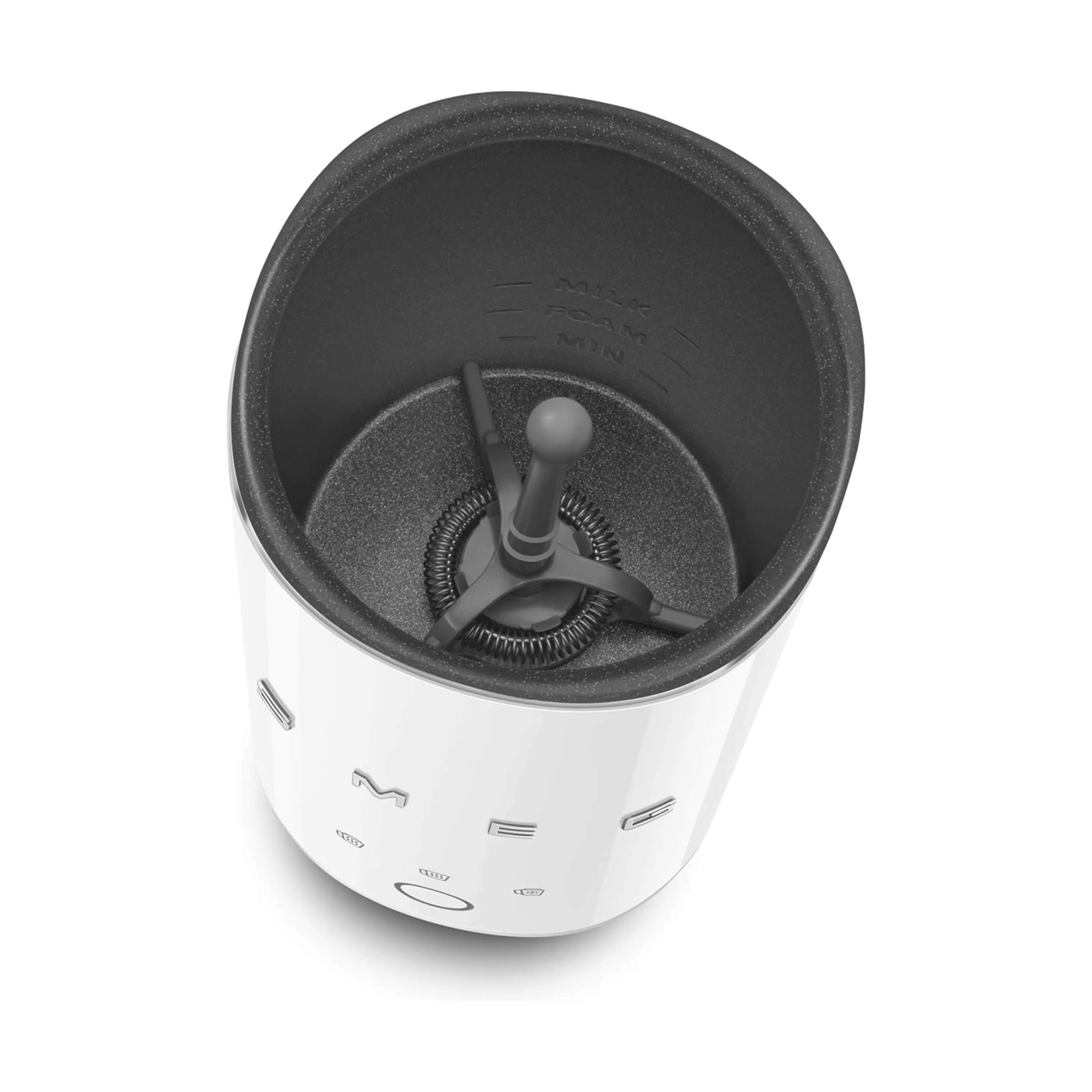 Smeg Mælkeskummere 50's style Mini-Mælkeskummer i Hvid, 180 ml, 3