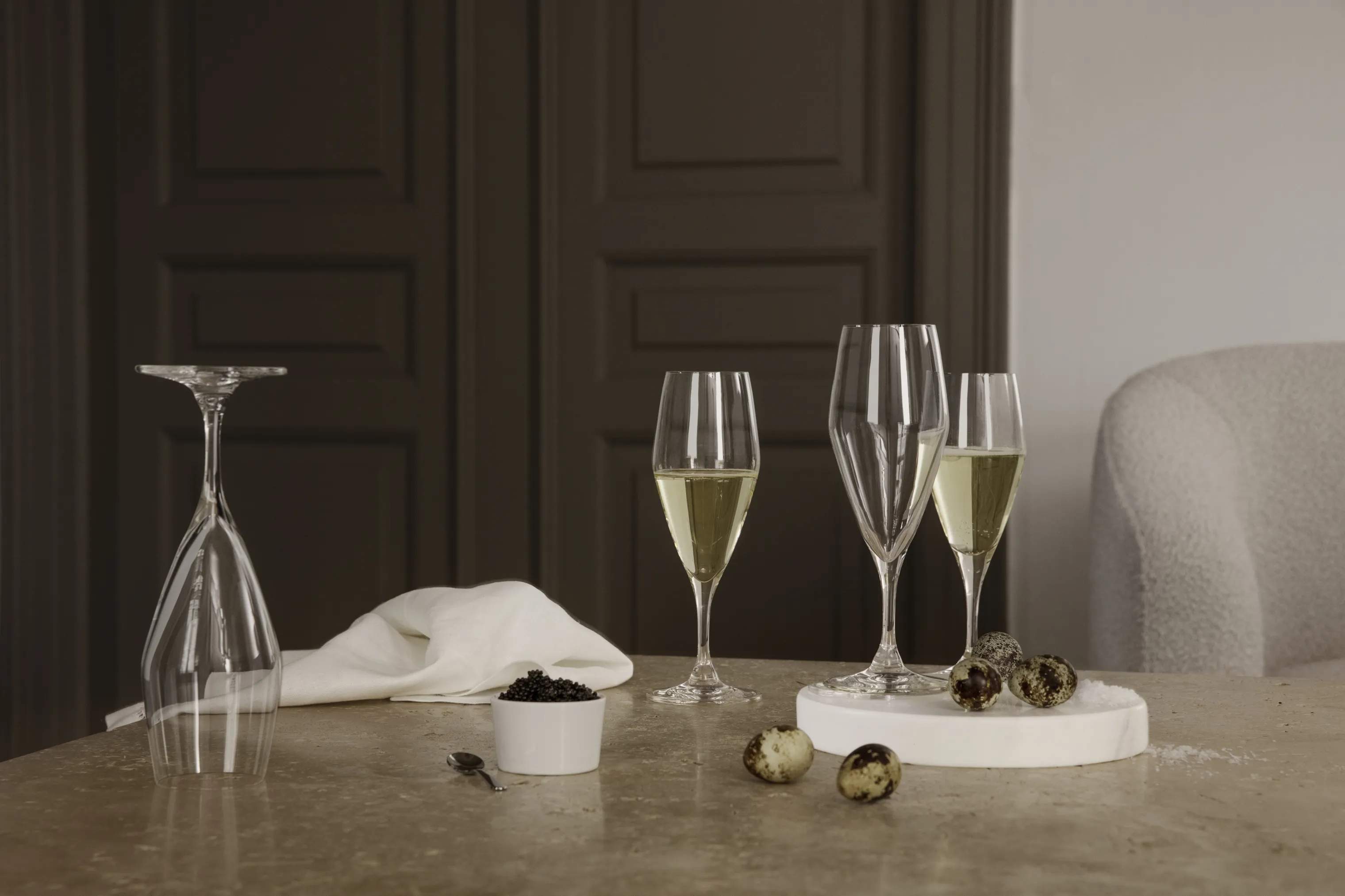 Holmegaard Champagneglas Perfection Champagneglas - 6 stk. i Klar, 3