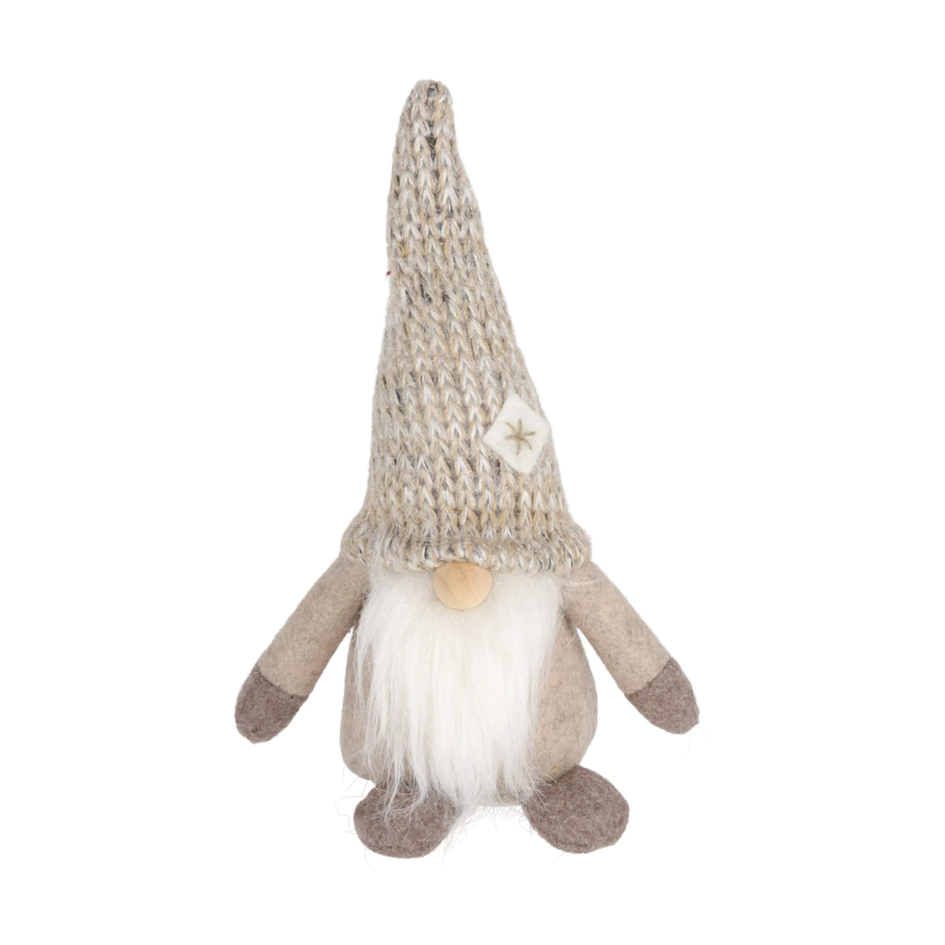 Casa Christmas Julefigurer Filtnisse i beige, 16 cm, 1