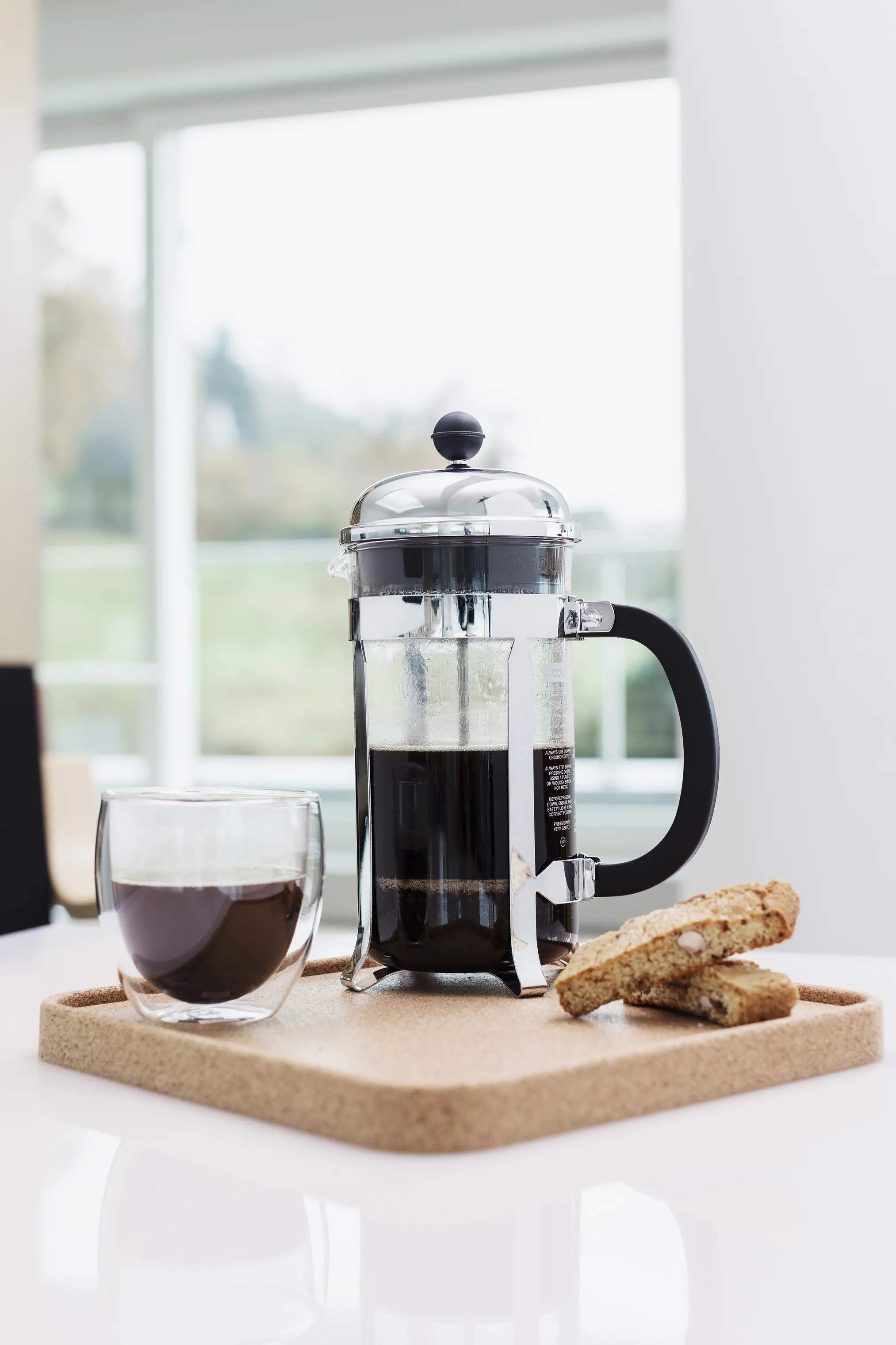 Bodum Stempelkander Chambord Stempelkande i Stål, 1 L, 2