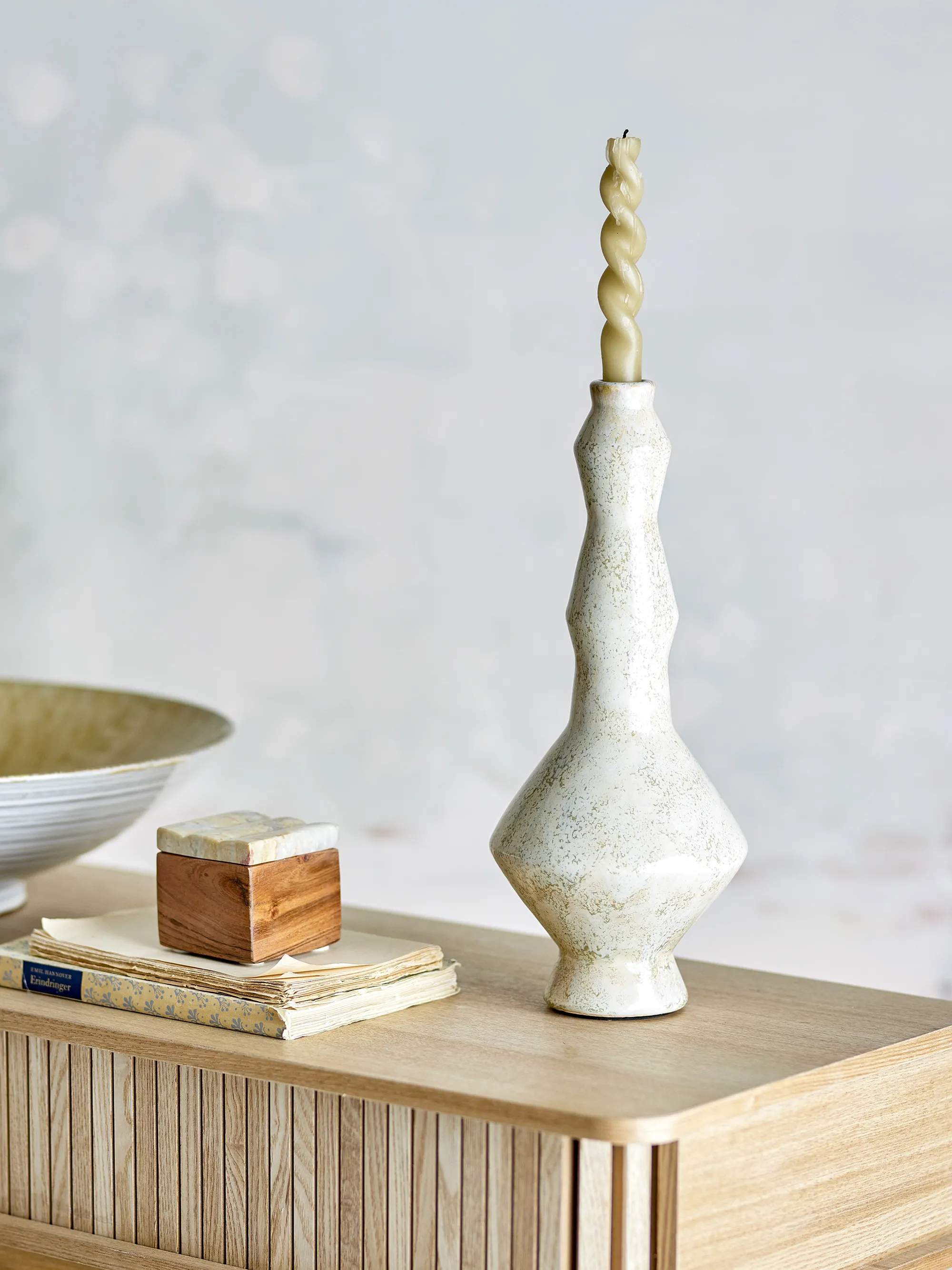 Bloomingville Kronelysestage Bancroft Lysestage i Creme, 2
