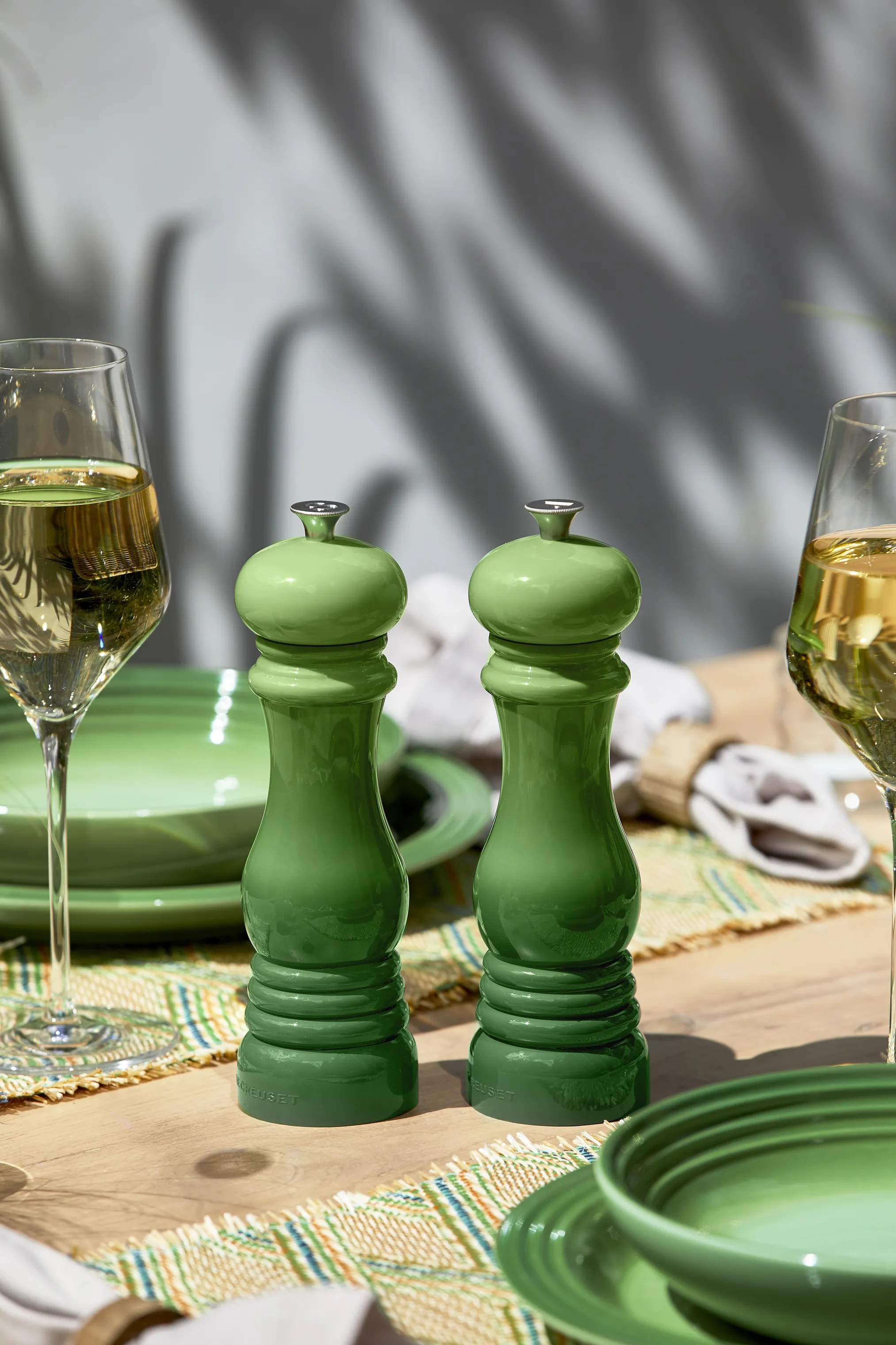 Le Creuset Saltkværne Saltkværn i Bamboo Green, 21 cm, 2