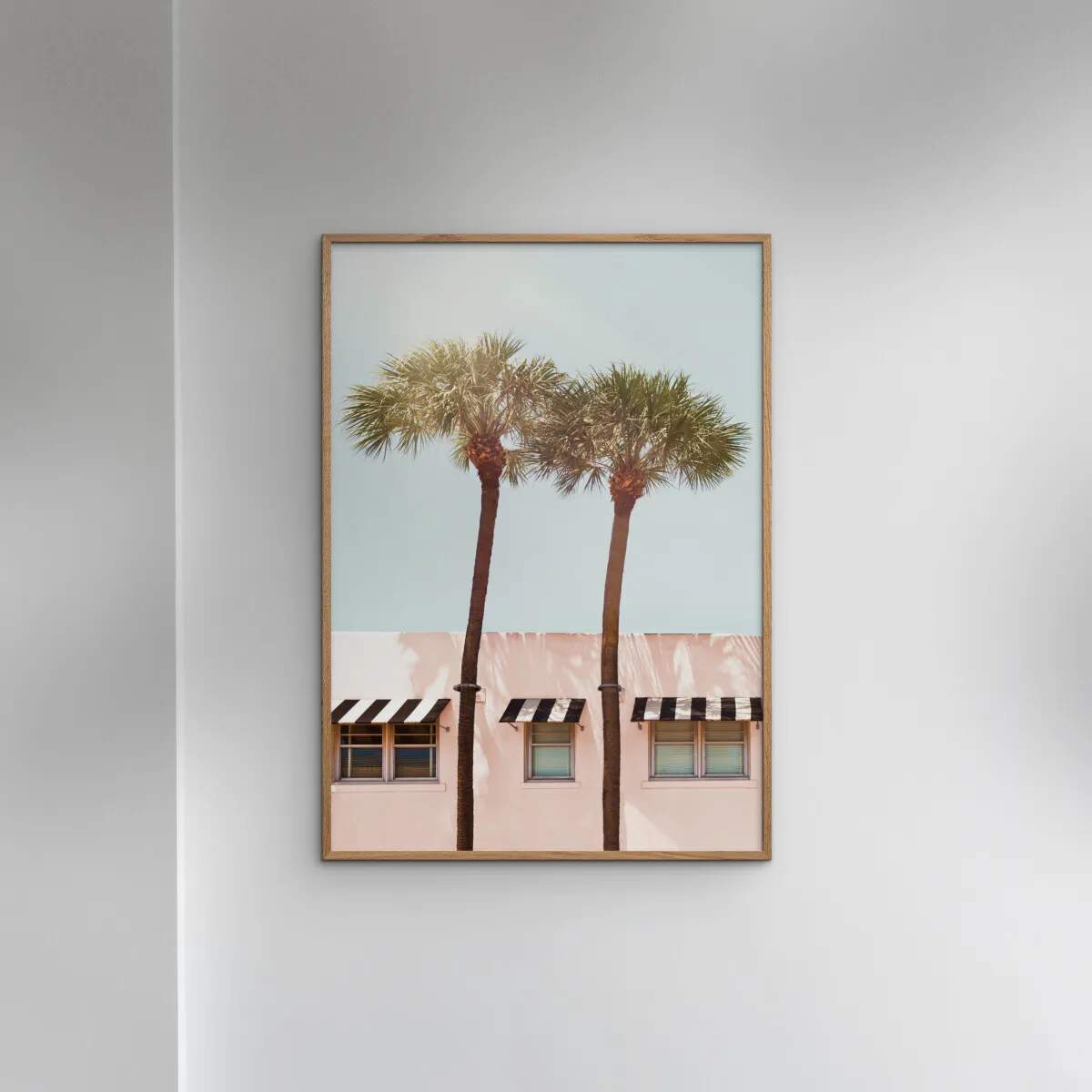 Poster&Frame Plakater Plakat - Hotel Miami i B21 x L29,7 cm, 2
