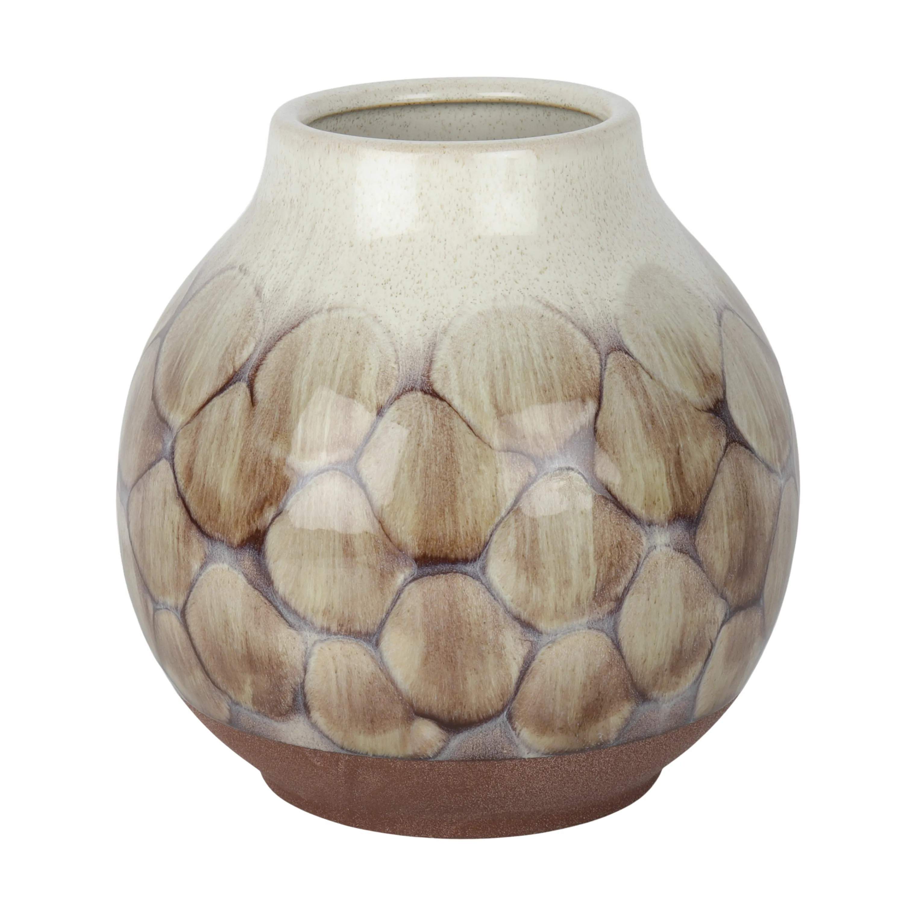 Vase, brune nuancer, large