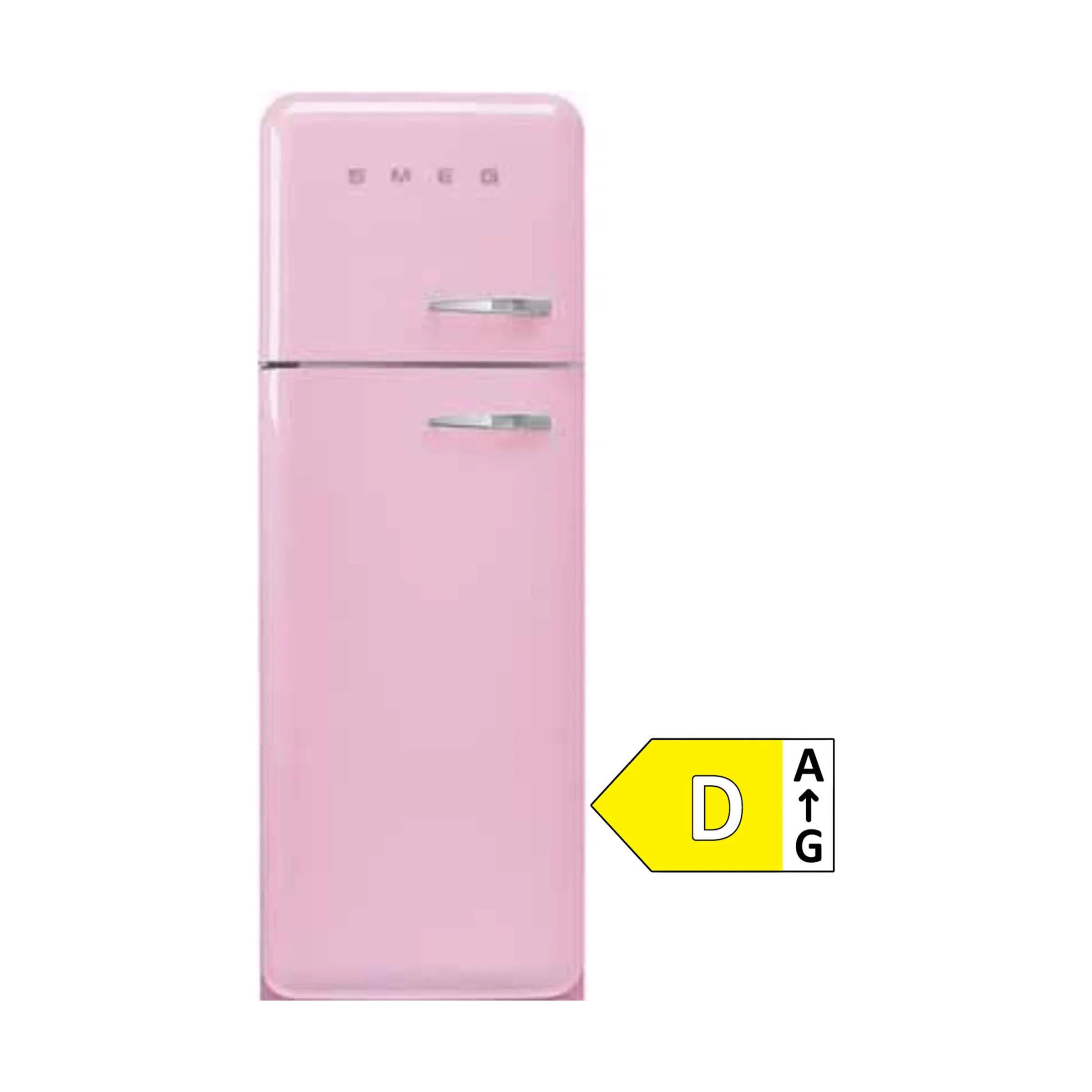 Smeg Køleskabe 50's Style Kølefryseskab i Pink, 1