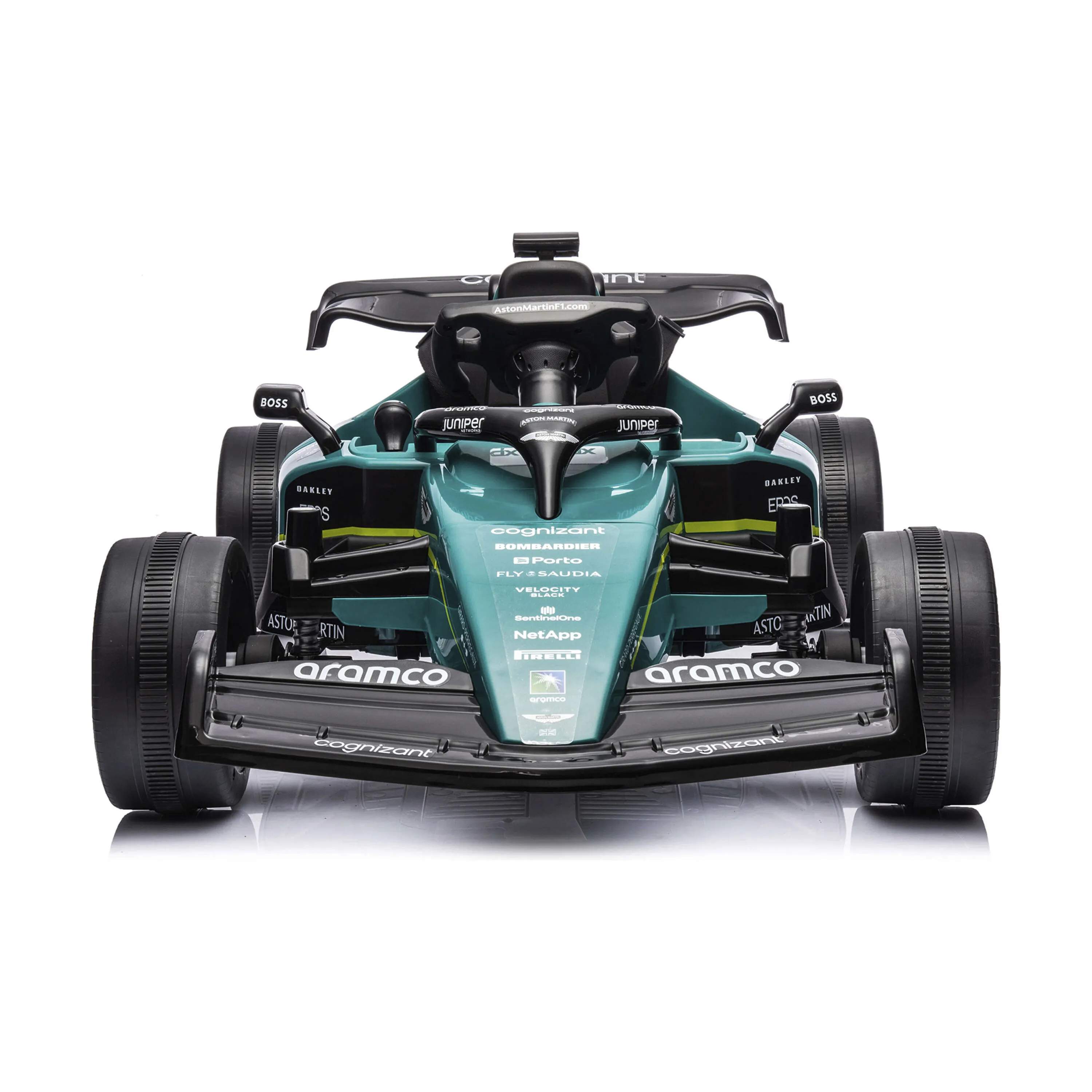 NORDIC PLAY Speed El-biler til børn Elektrisk Bil - Formel 1 Aston Martin i Mørkelilla, 4
