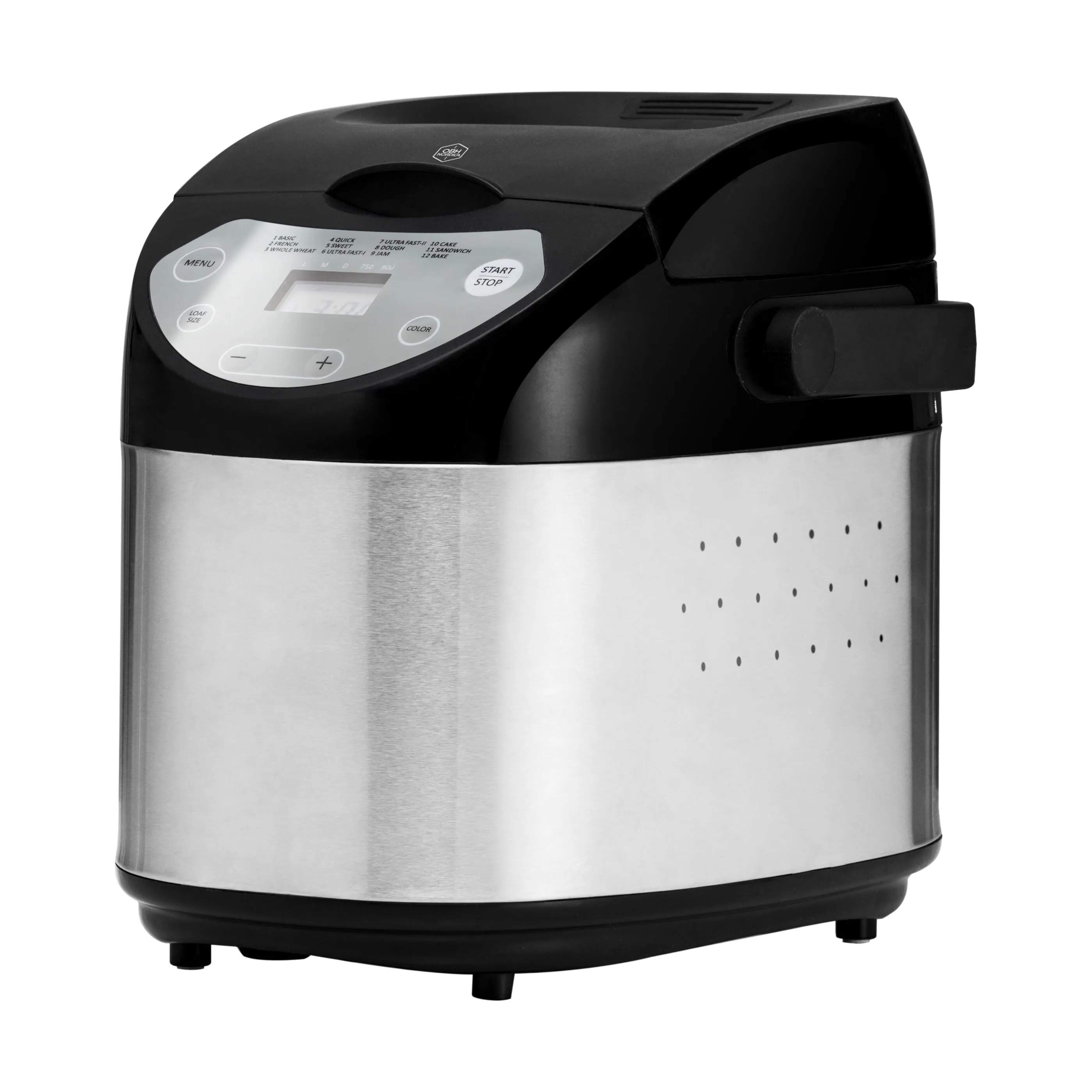 OBH Nordica Bagemaskiner Inox Bagemaskine i Sort / Sølvfarvet, 1