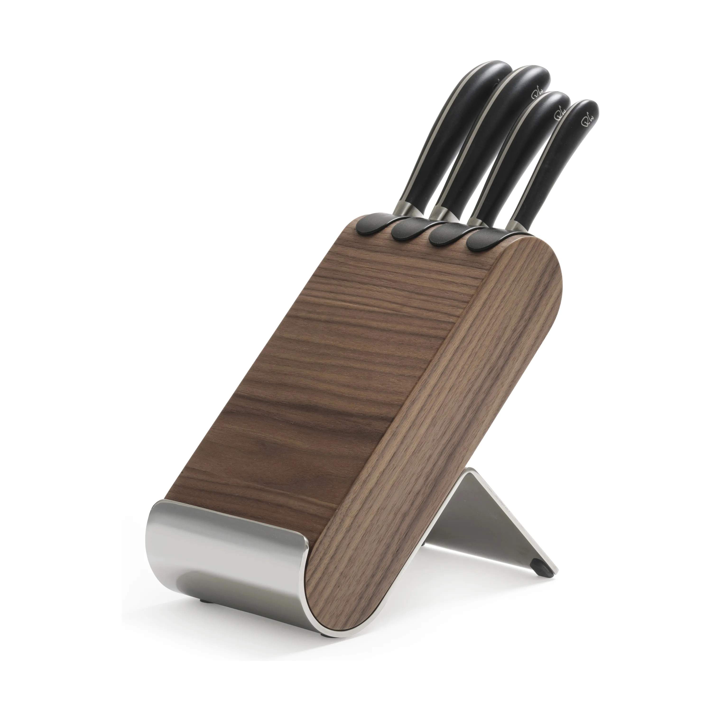 Robert Welch Knivblokke med knive Signature Knivblok - 5 dele i Mørk træ/sort, 3