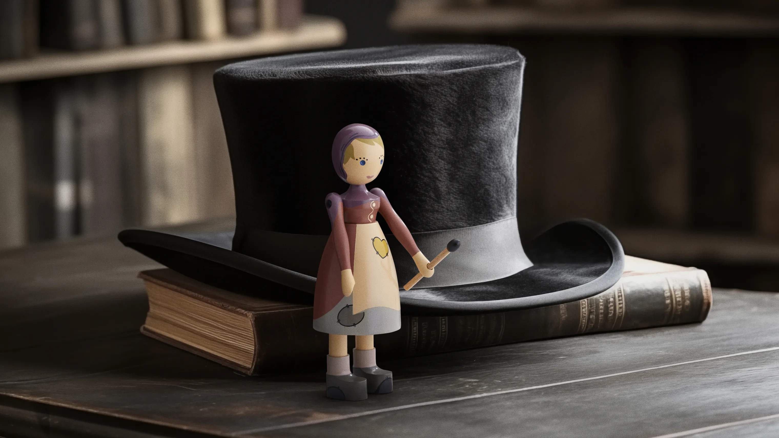 Kay Bojesen Julefigurer Figurines Den lille pige med svovlstikkerne i Multi, 3