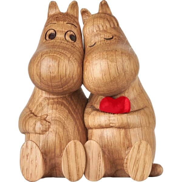 Moomin Øvrige figurer Mumitroldene Træfigur - Kram i Kram, 10 cm, 1