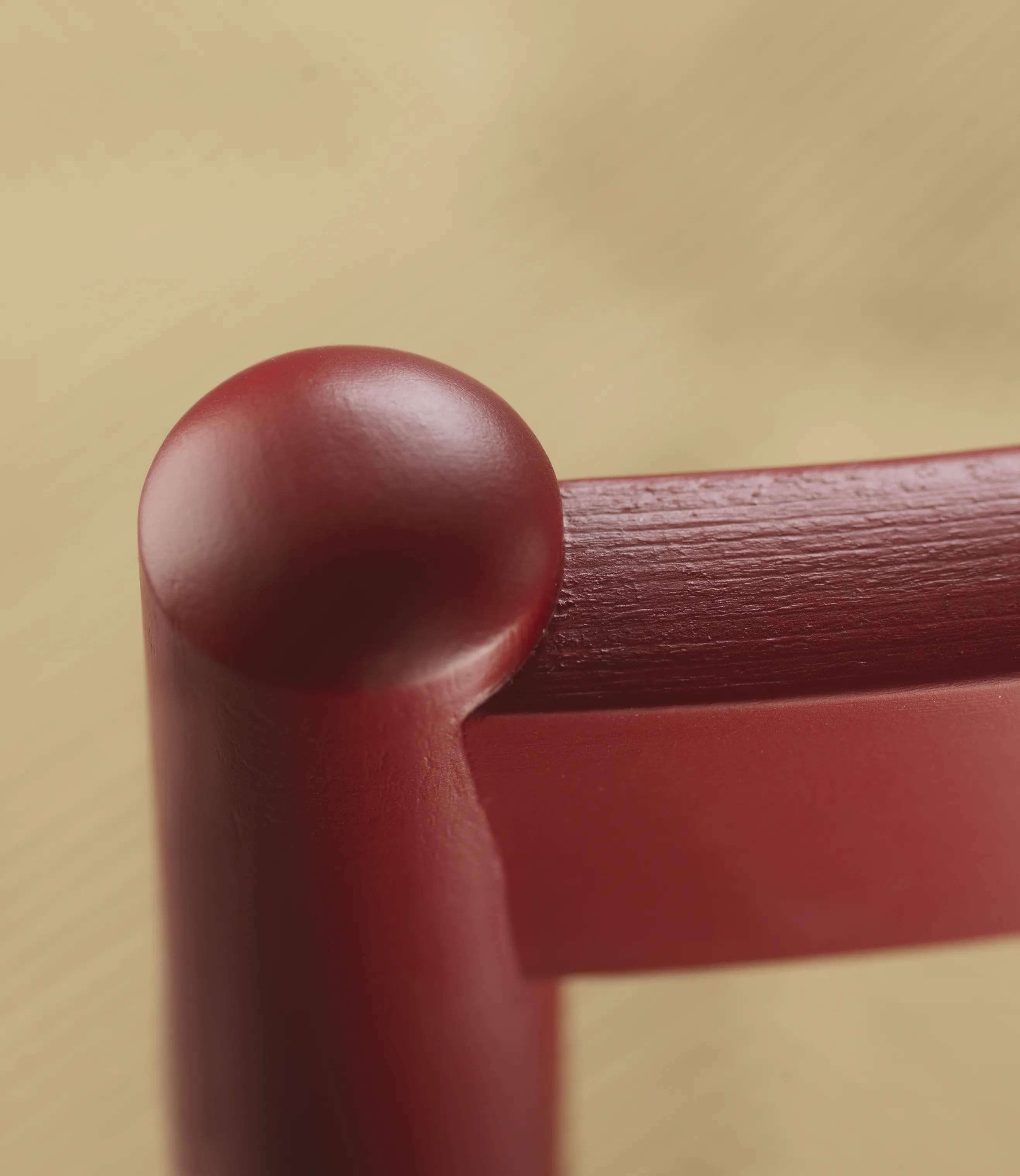 FDB Møbler Spisebordsstole J80 Spisebordsstol i Ruby Red (RAL3003), 2