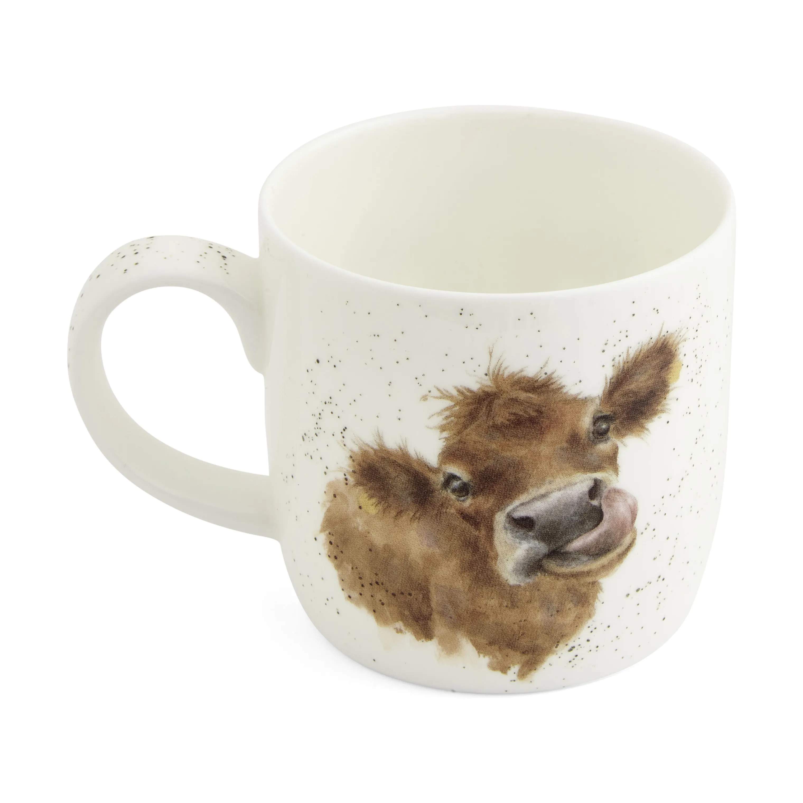 Royal Worcester Krus og kopper med hank Wrendale Krus - Mooo i Ko, 4