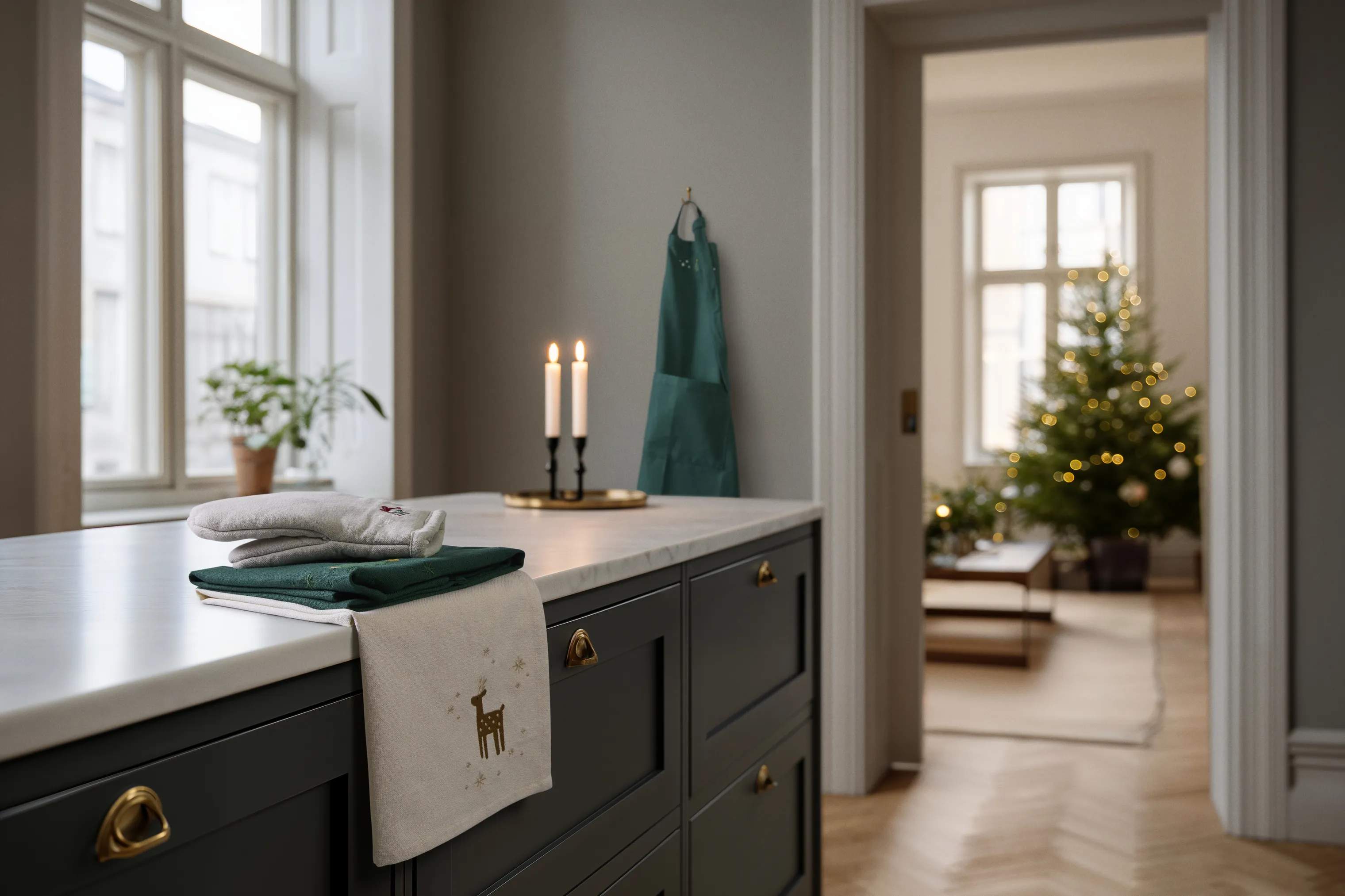 Juna Grydelapper Christmas Fable Ovnhandske i Sand, 3