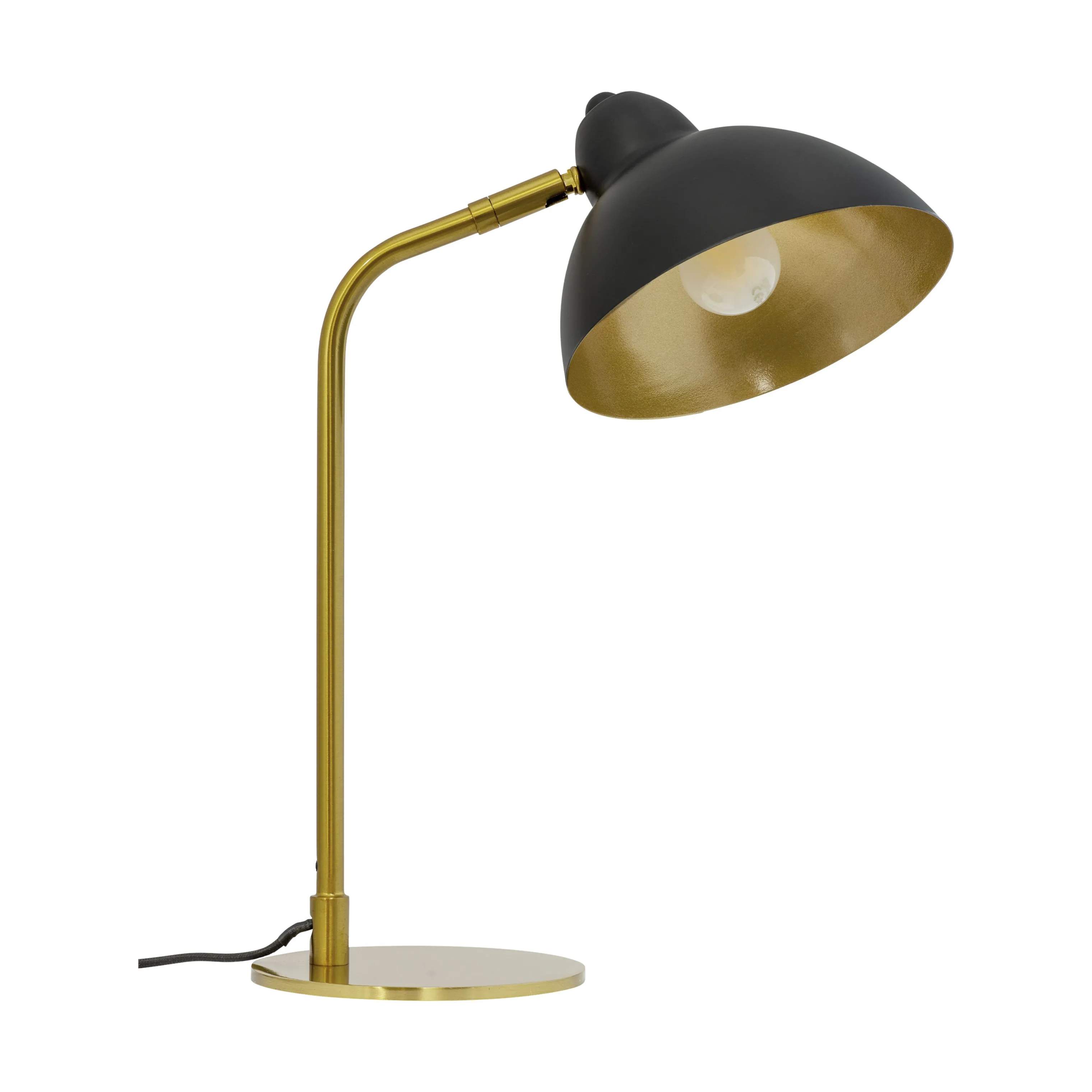 Dyberg Larsen Bordlamper Futura Bordlampe i Sort/ messing, 2