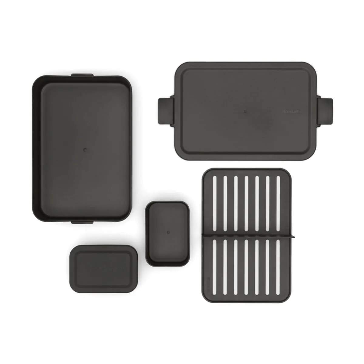 Brabantia Madkasser Make & Take Bento Madkasse i Dark grey, 4