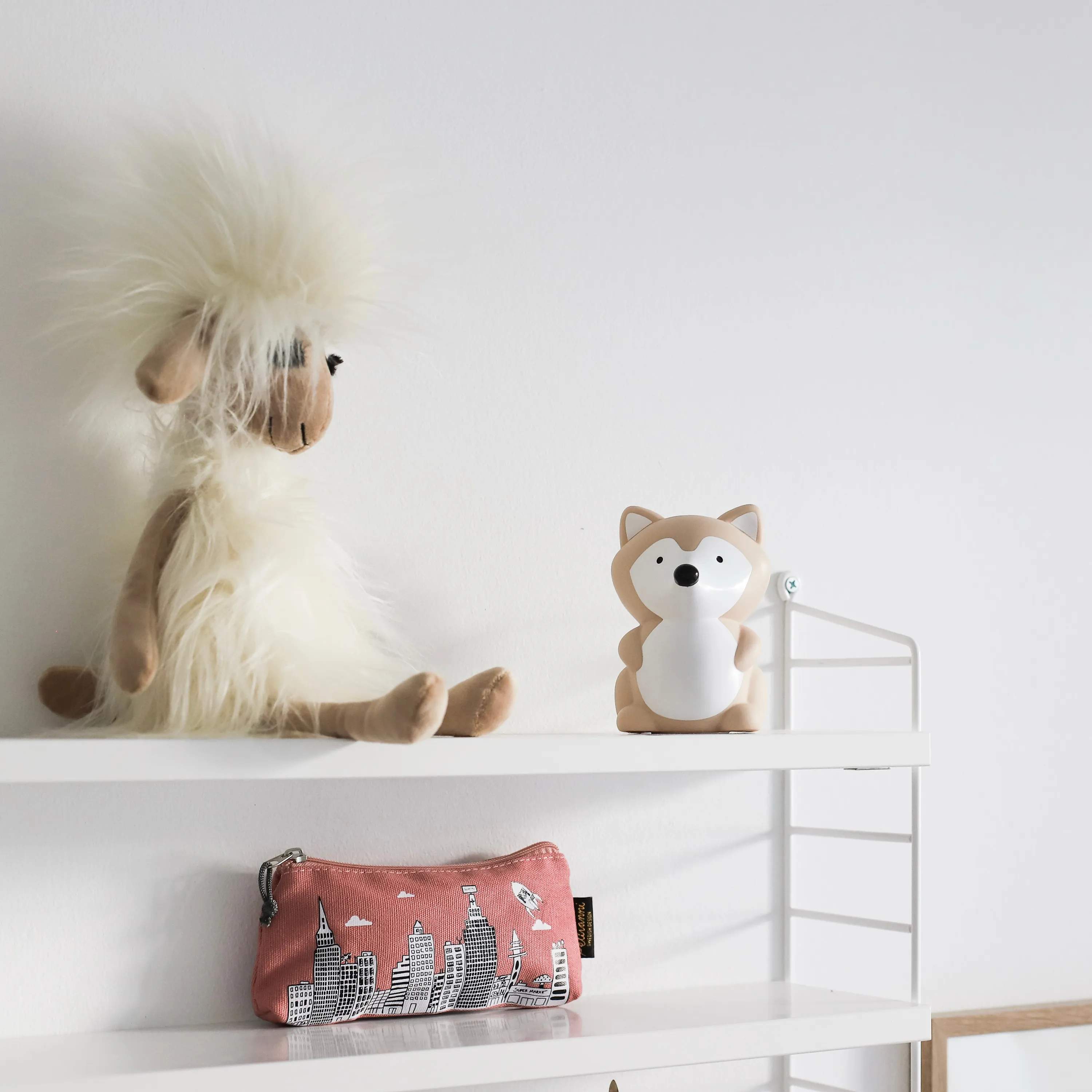 Pellianni Bordlamper Natlampe - Fighter Fox i Beige, 4