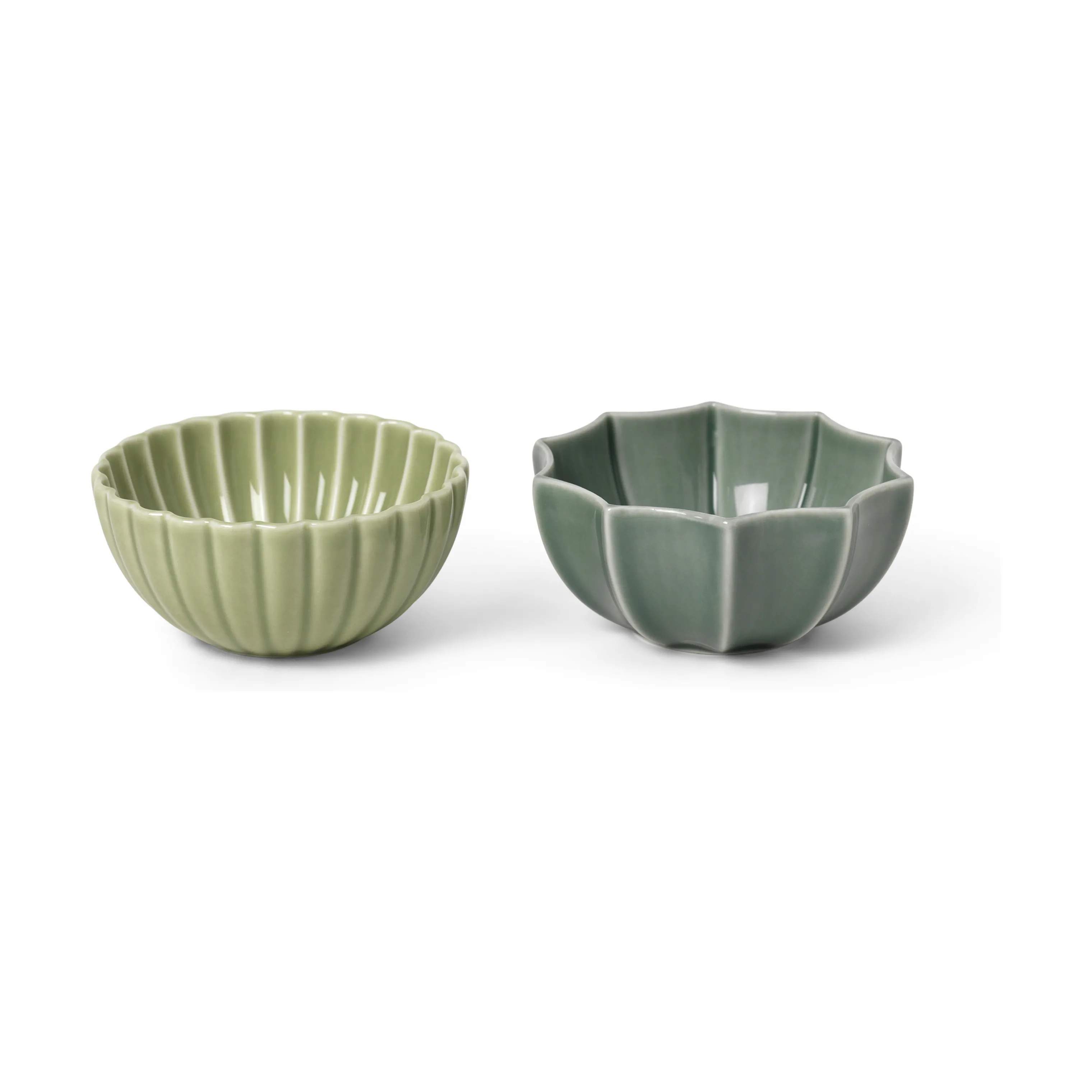 Dottir Skåle Samsurium Mini Skålsæt i Wasabi/spruce, 2
