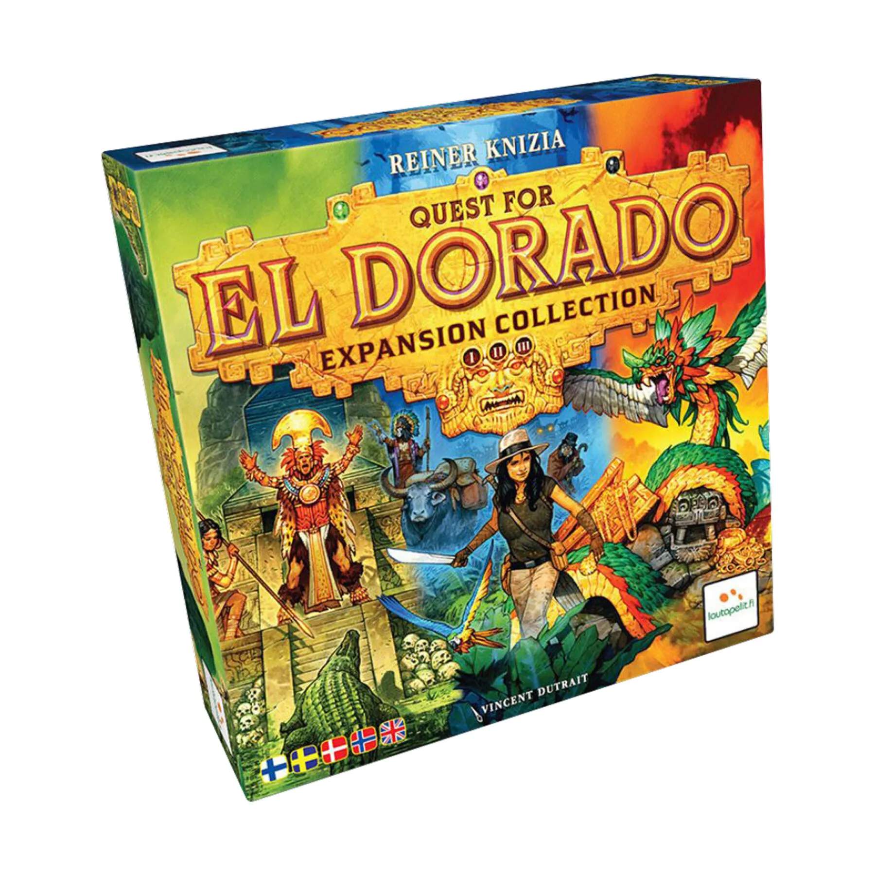 Spilbræt Spil Brætspil - Quest for El Dorado – Expansion Collection i Multifarvet, 1