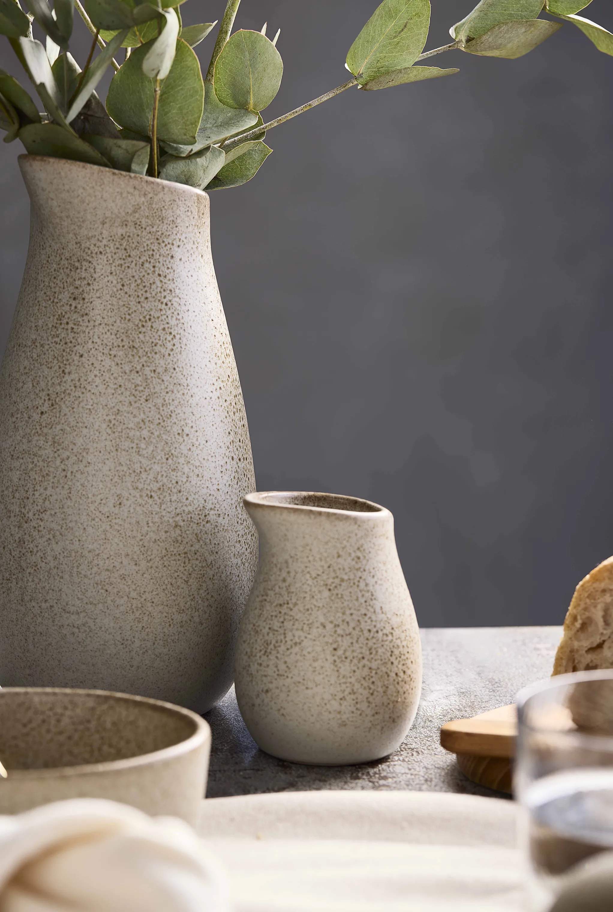 RAW by Aida Mælke- og flødekander Flødekande i Sandy Beige, 3
