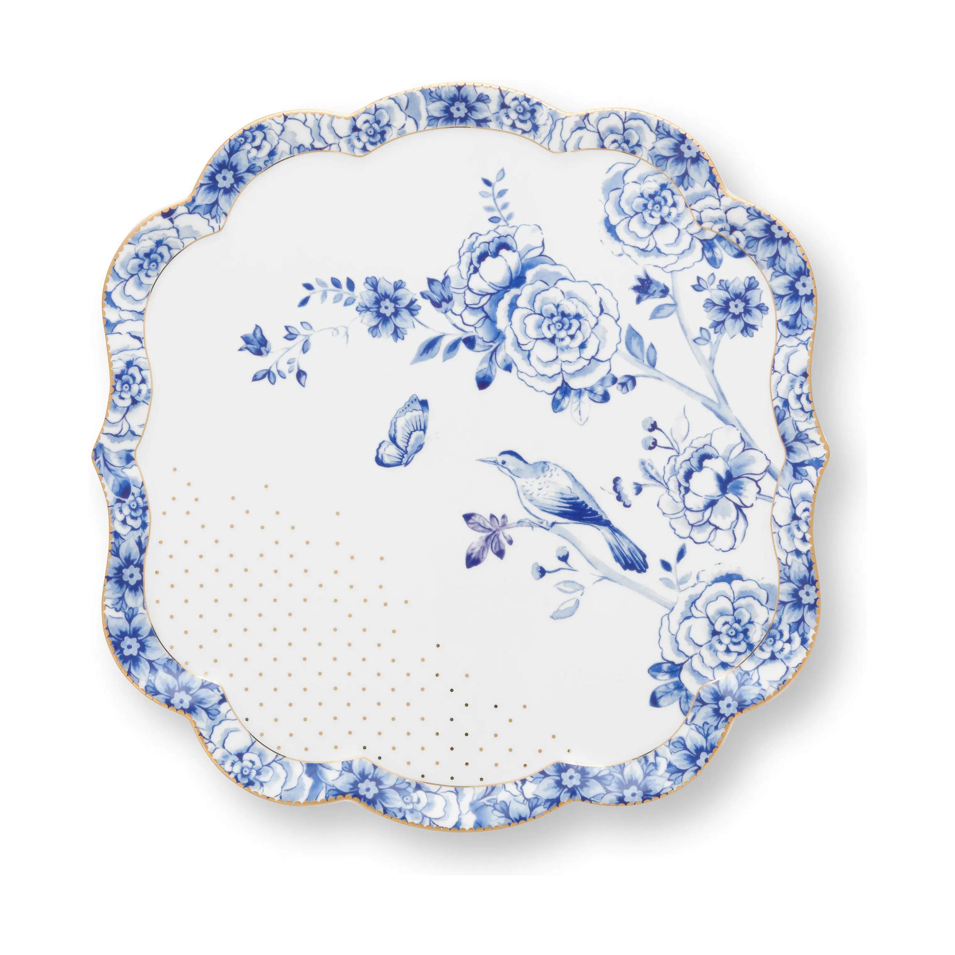 PIP Studio Serveringsfade Royal Winter White Royal White Fad i white, 3