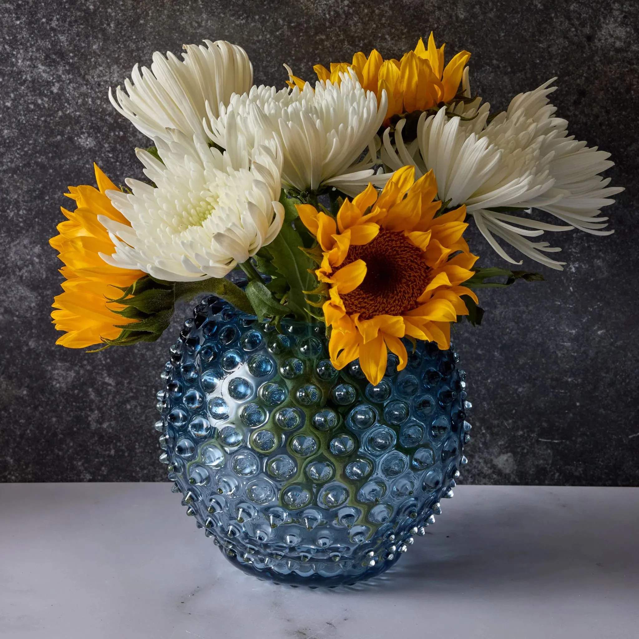 Anna von Lipa Vaser Hobnail Vase i Blå, 18 cm, 3