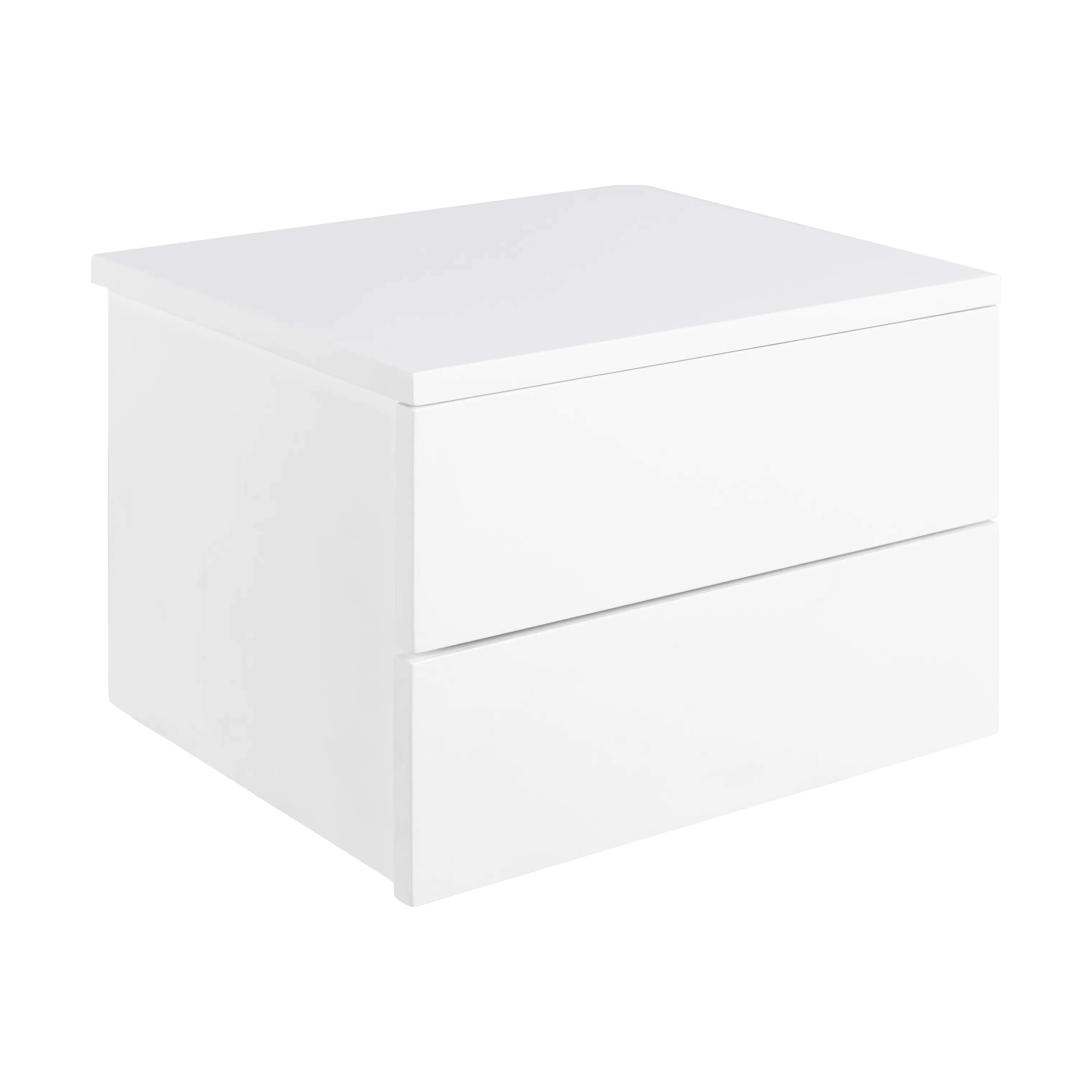 CASA Living Sengeborde Avignon Natbord i Hvid, 24,5 cm, 3