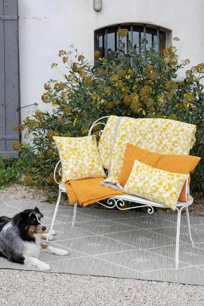 Vivaraise Plaider Tana Plaid i Orange, 2