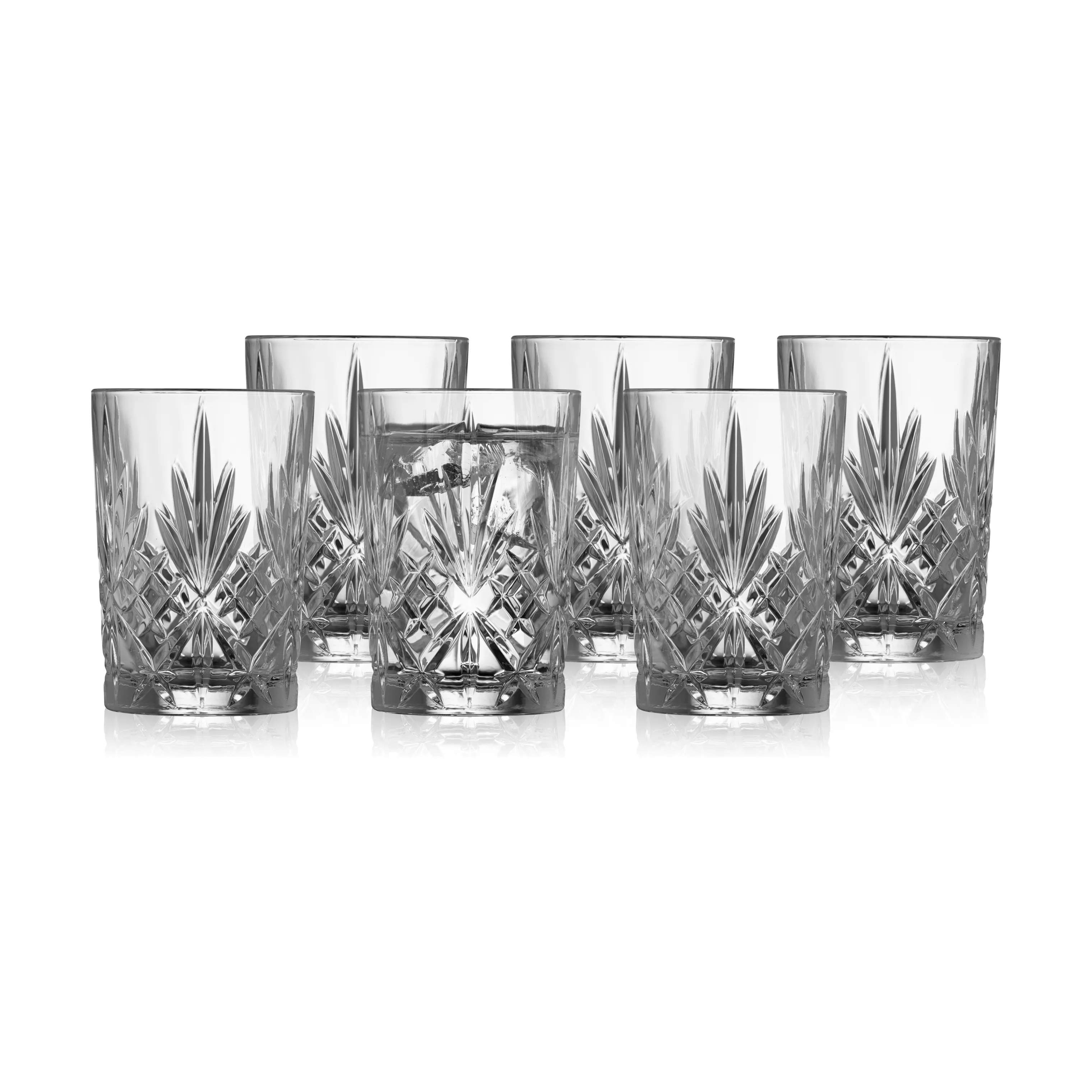 Lyngby Glas Vandglas Melodia Vandglas - 6 stk. i Klar, 1