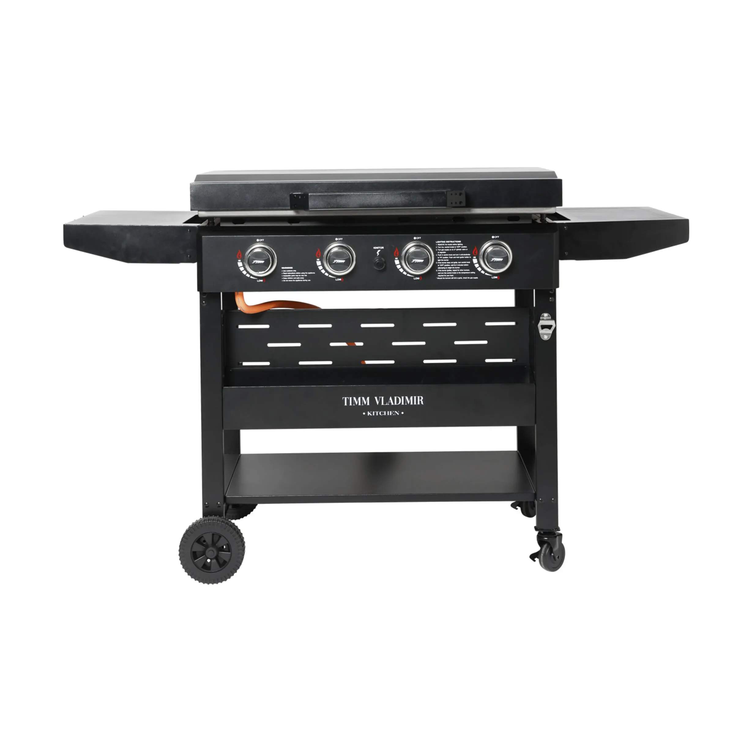 Timm Vladimir Kitchen plancha grill Plancha Gasgrill i sort, 7