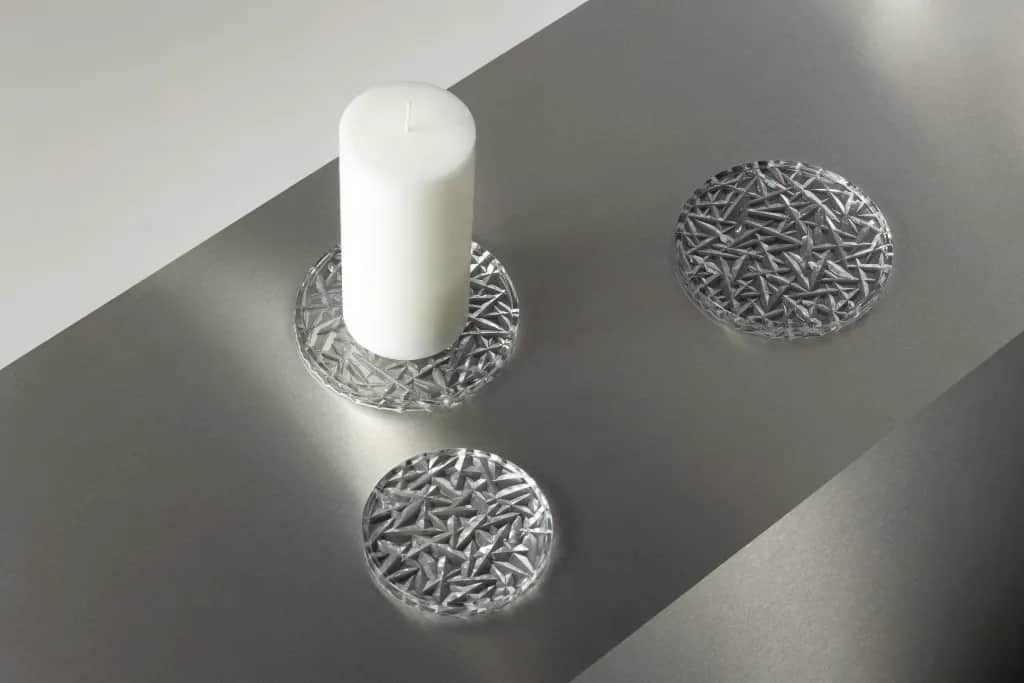 Orrefors Bordskånere Carat Coaster i Klar, 4