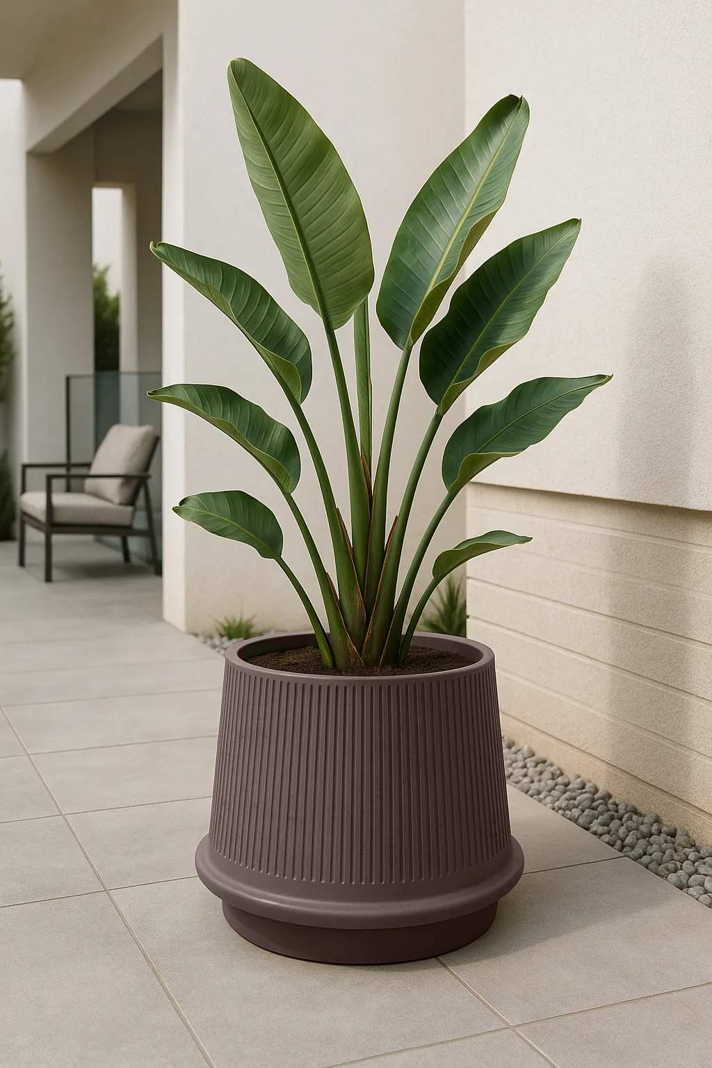 SACKit Plantekrukker Gaia Krukke i Mocca, 43 cm, 3